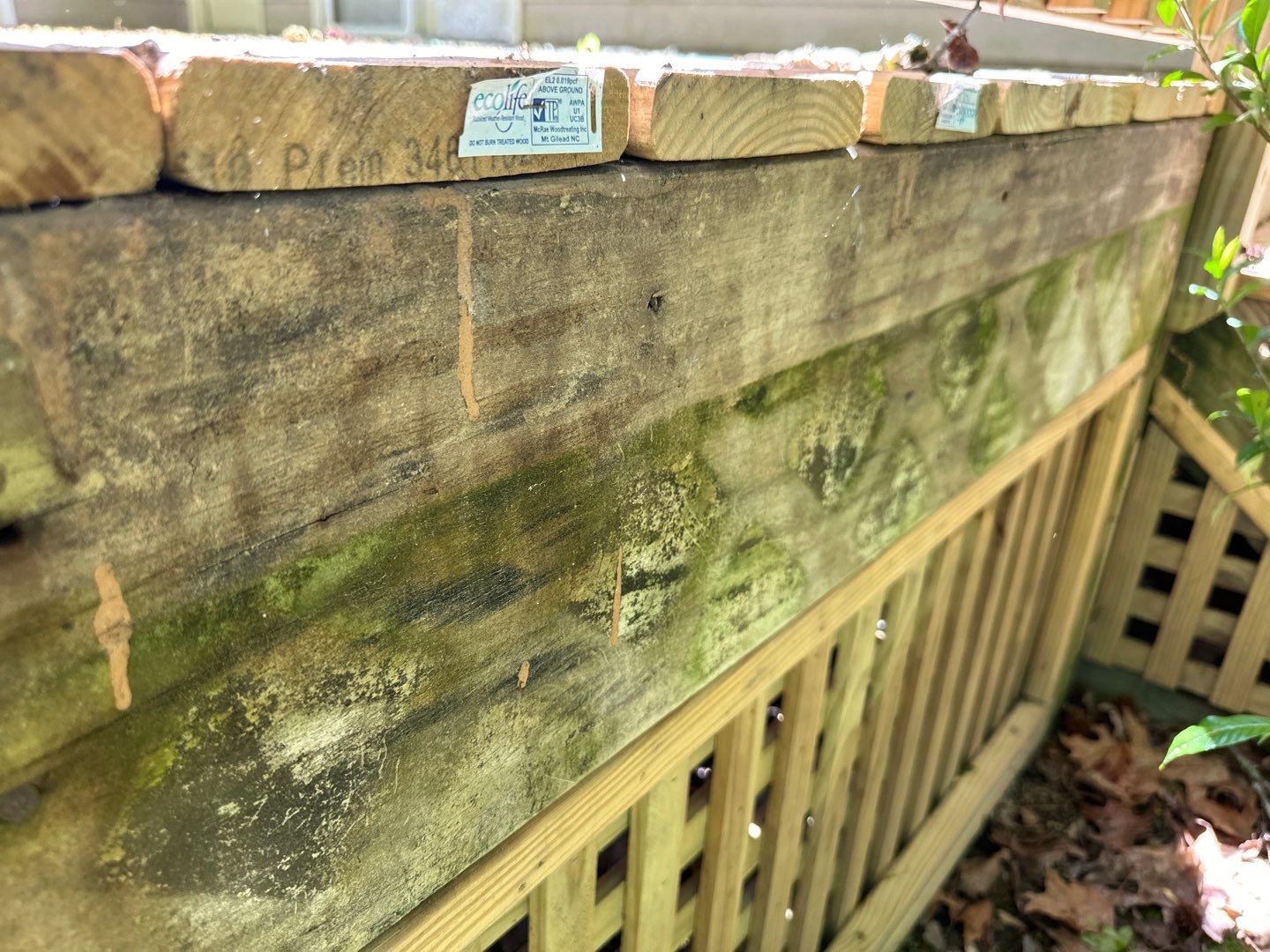 Weathered Deck using Wood Sealant by DuraSeal