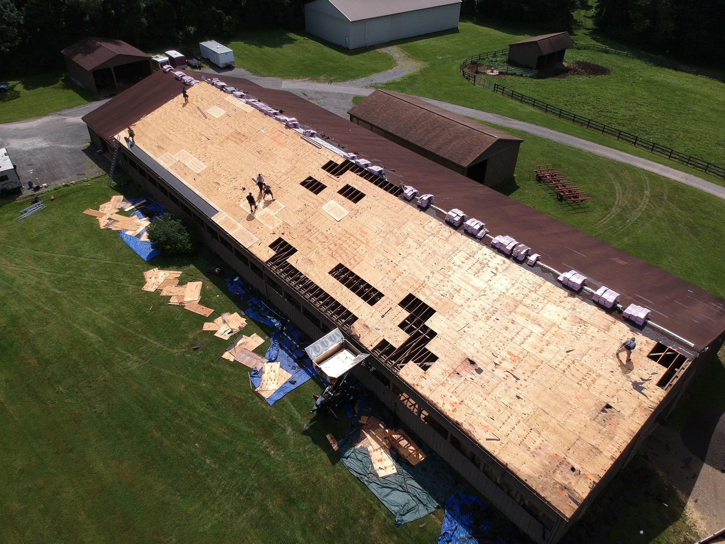 Roof Replacement in Upperco, MD • Private Farm by Seipp Roofing, LLC