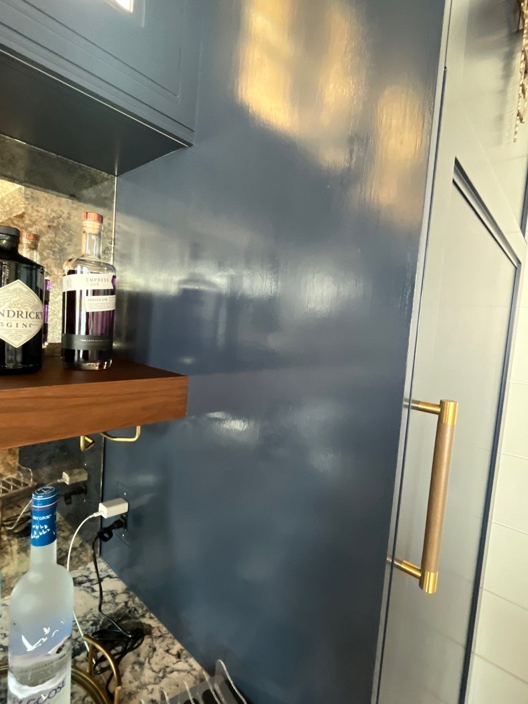 Luxury Wine Cabinets Refinishing - Stone Harbor by FreshCoat Works LLC