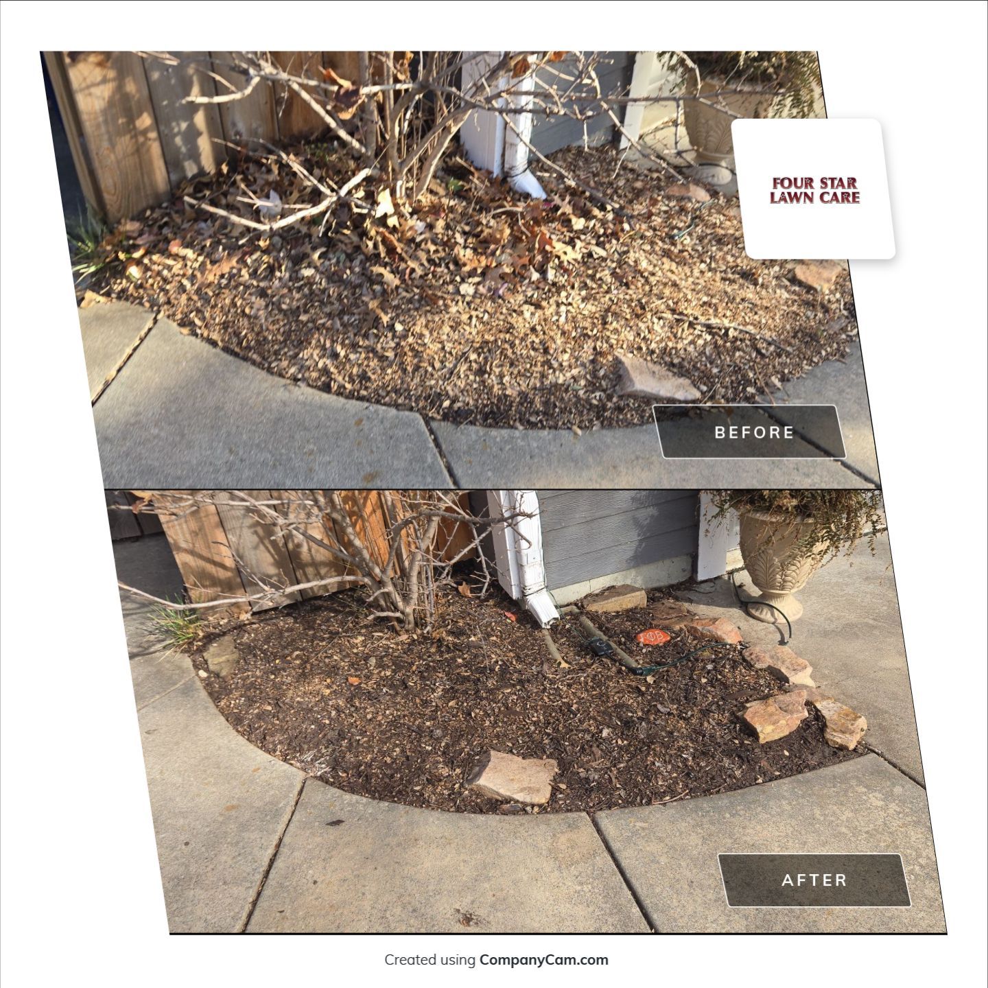 Project in Wichita by Four Star Lawn Care
