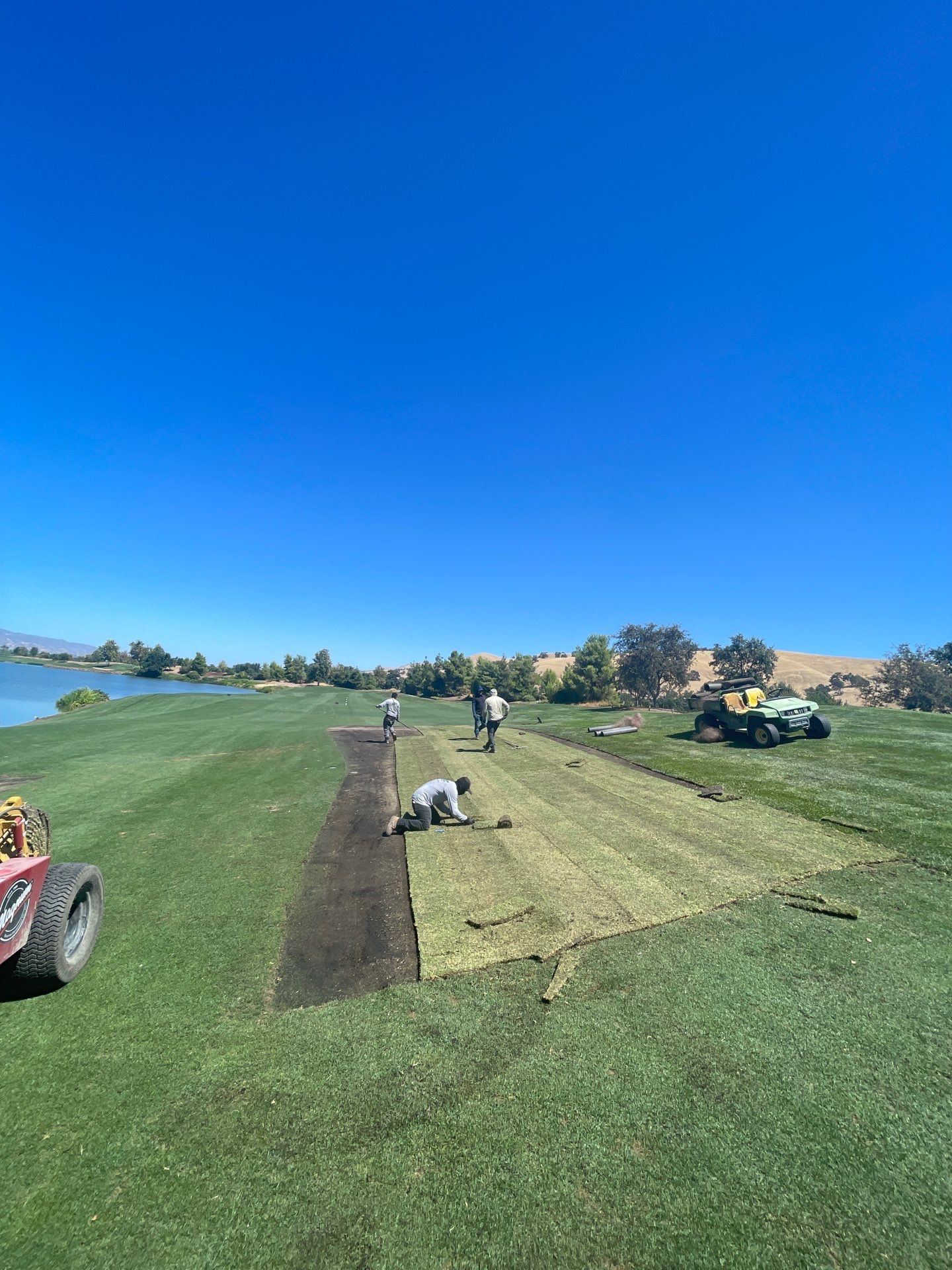 Project in Brooks by A - G Sod Farms