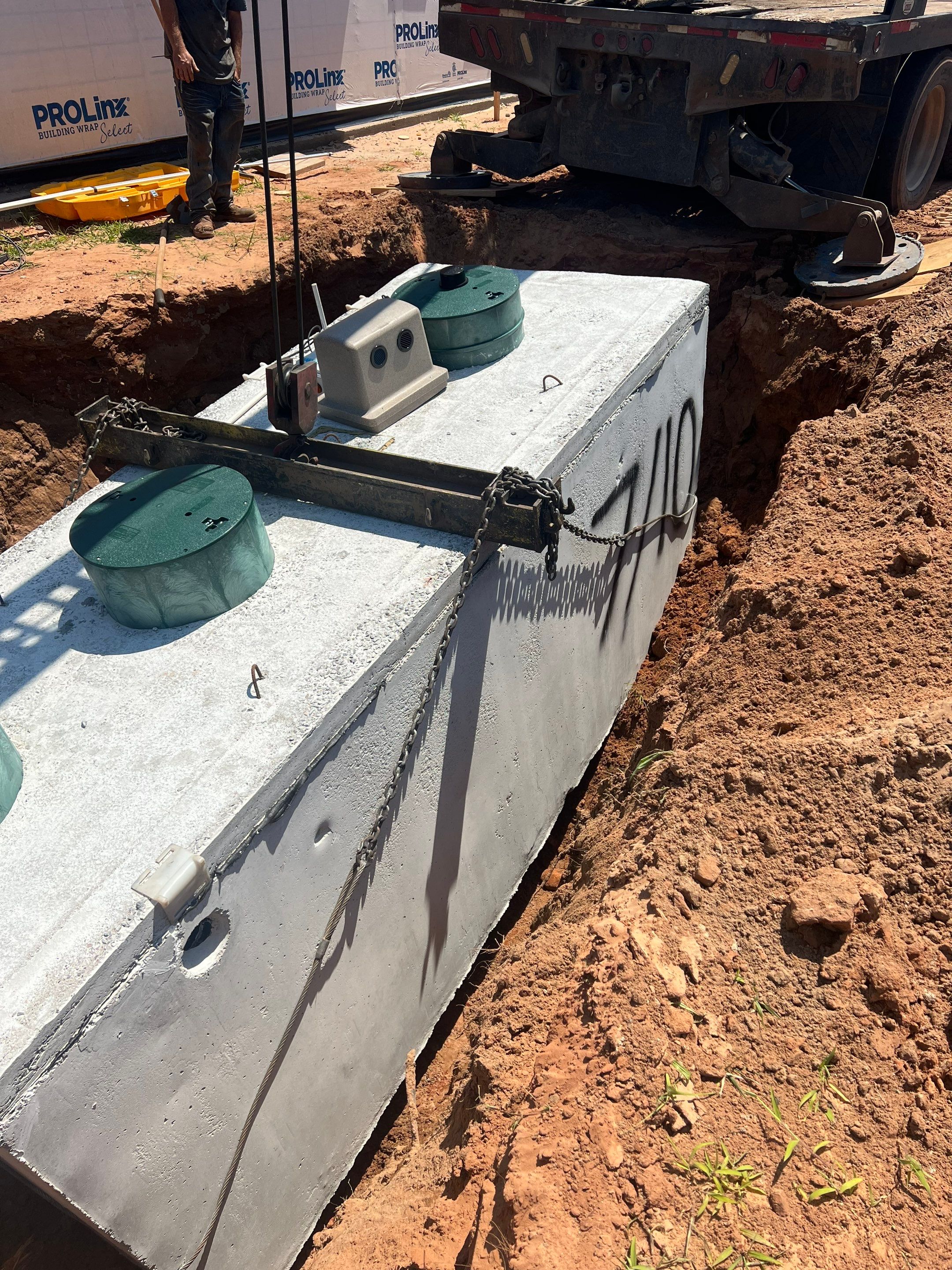 Aerobic System Installation by Cyclone Septics