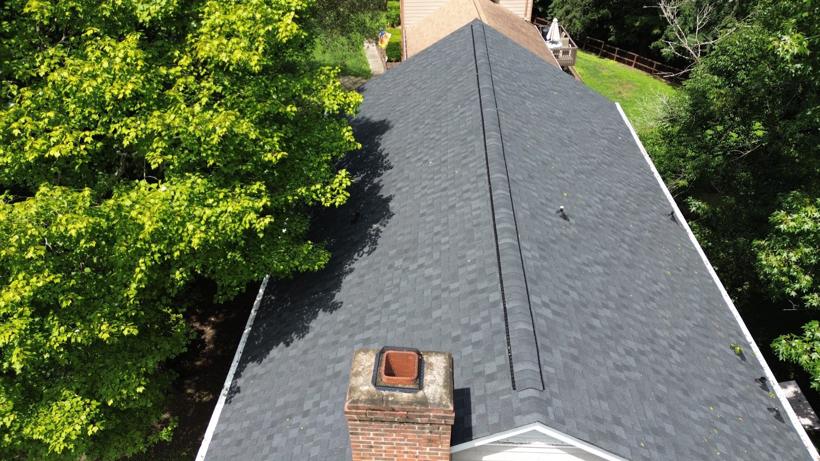 Roof replacement by wind damage by Just Brilliant Restoration JBR