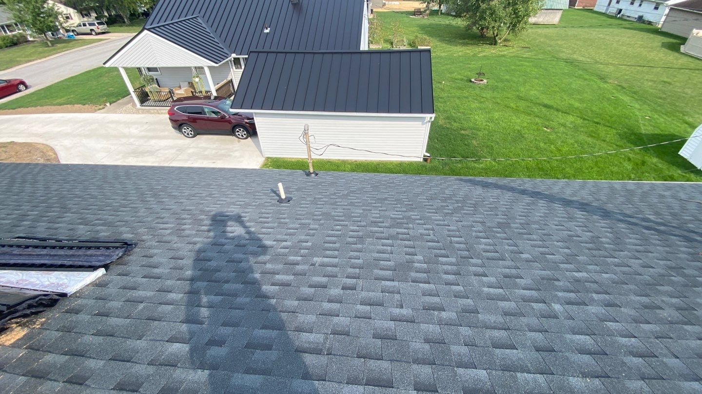 Residential Roofing Installation using GAF Timberline HDZ Charcoal by Nitro Roofing and Construction