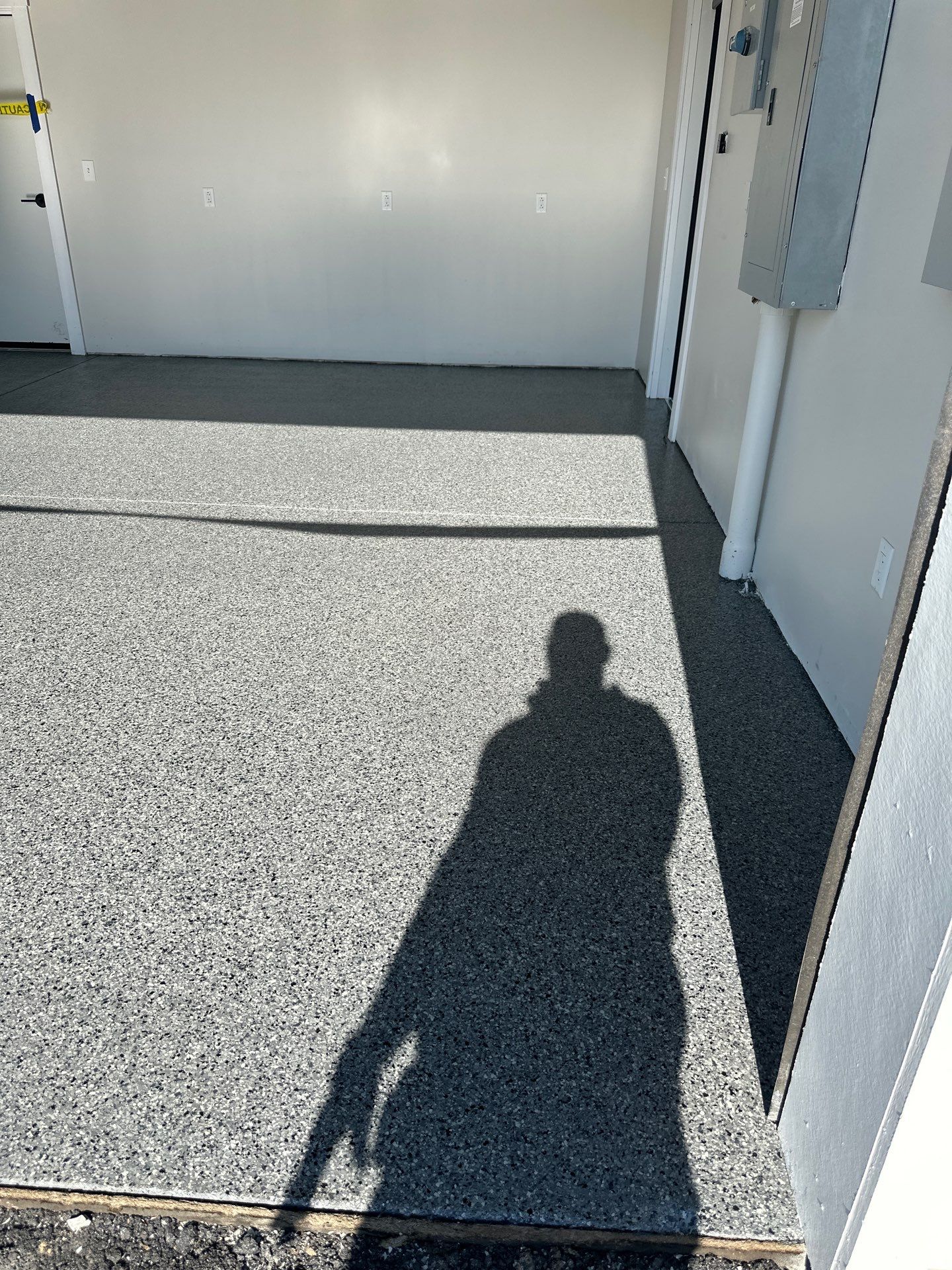 Garage Floor Coating using Nightfall by My Garage Floor Guys