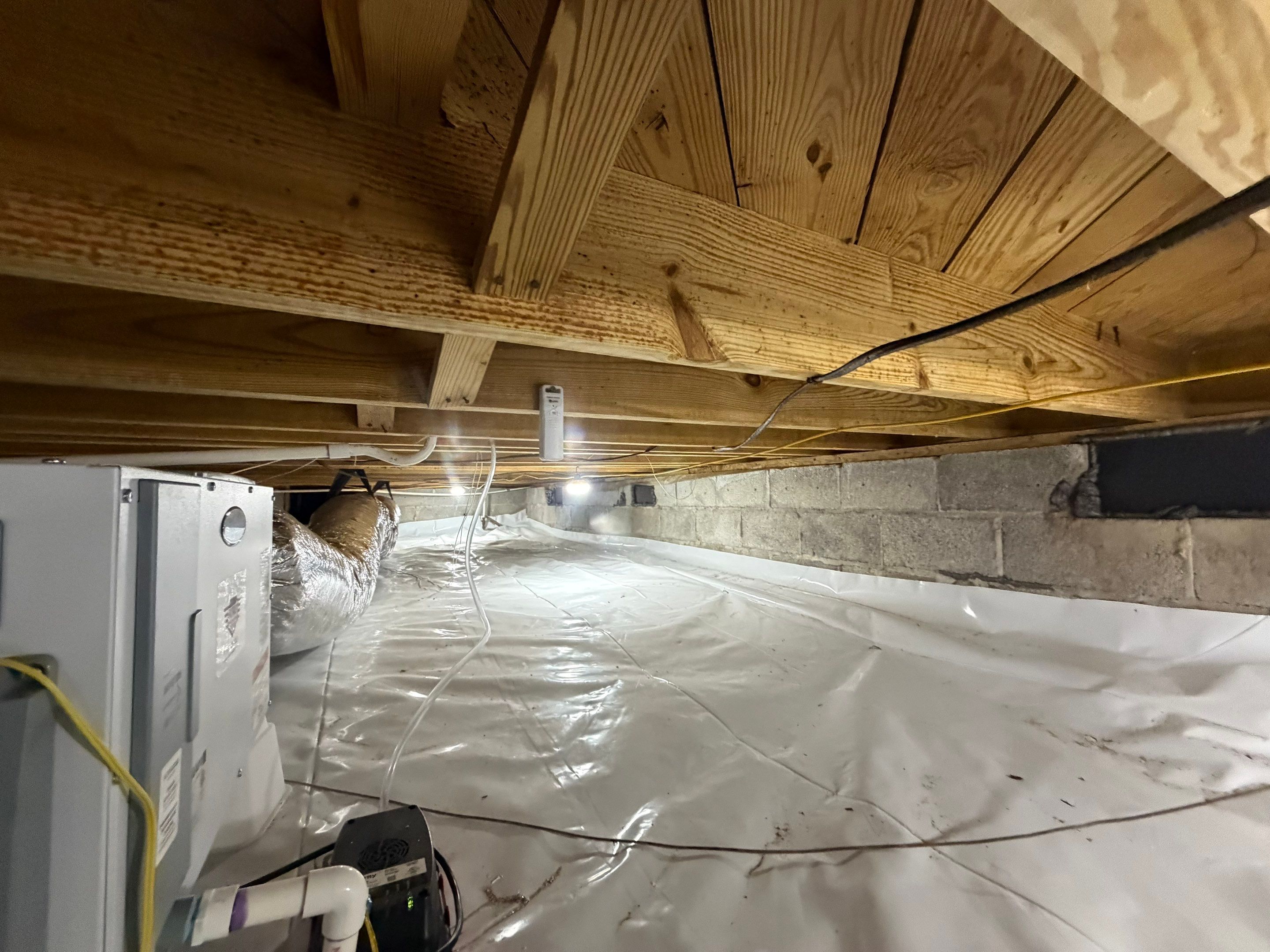 Project in Norfolk by Patriot Crawl Space Repairs