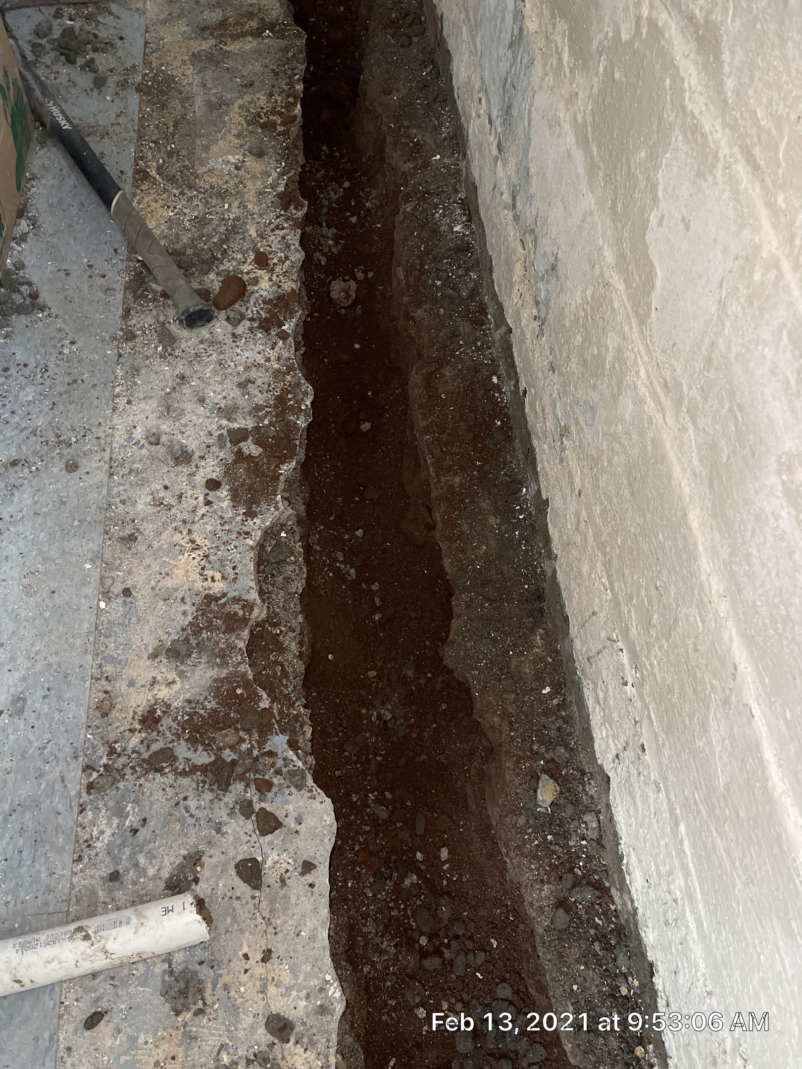Interior French Drain Job in Bloomfield, NJ by Pure Service Pro, LLC 