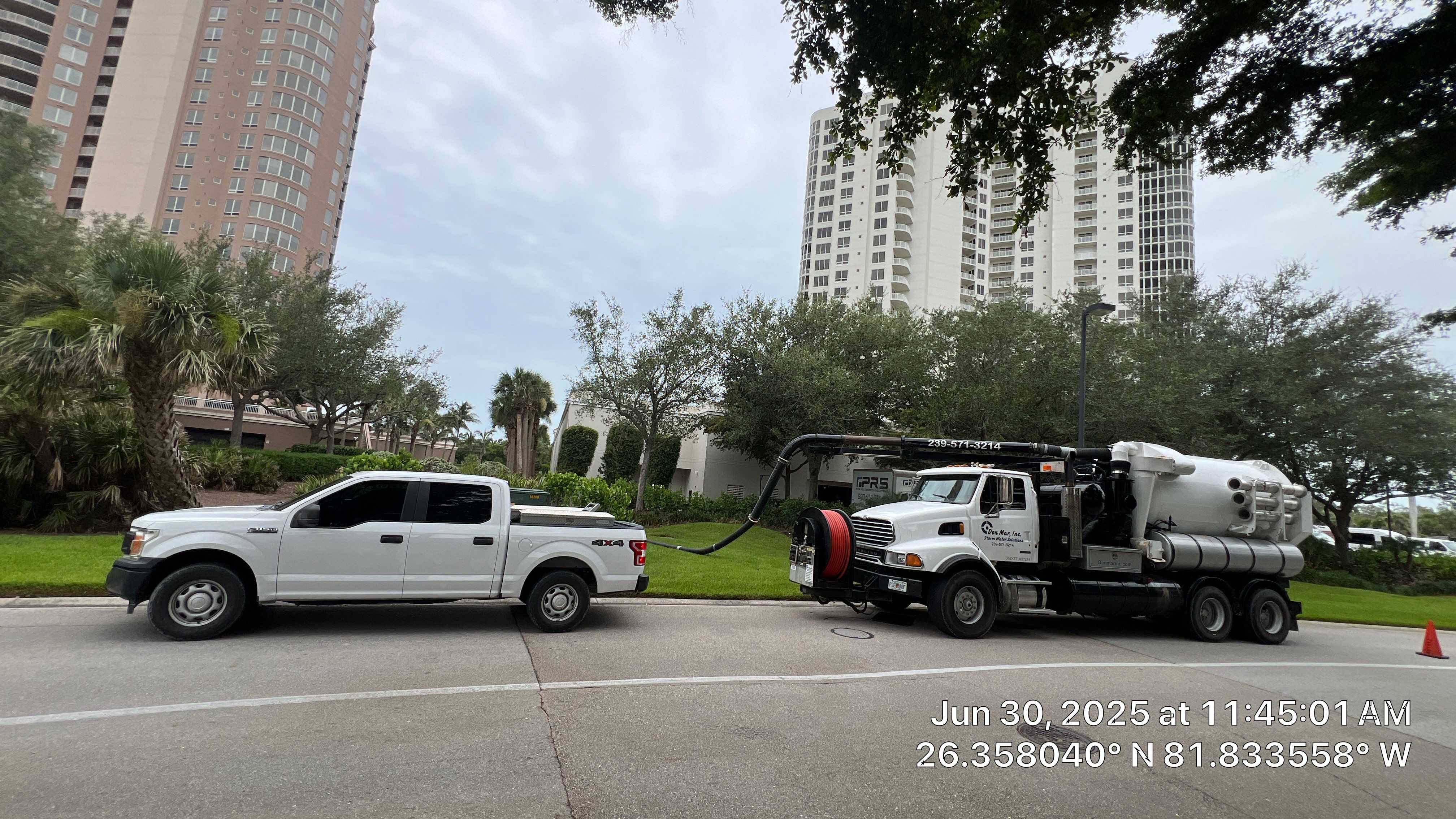 Bonita Bay Condo Stormwater Maintenance with PRS by Don Mar, Inc. Storm Water Solutions