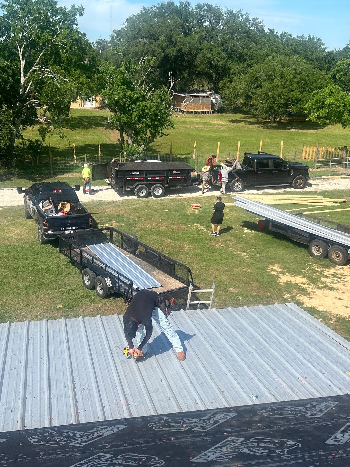 Residential Roofing Installation using Metal by Roof Repair Company