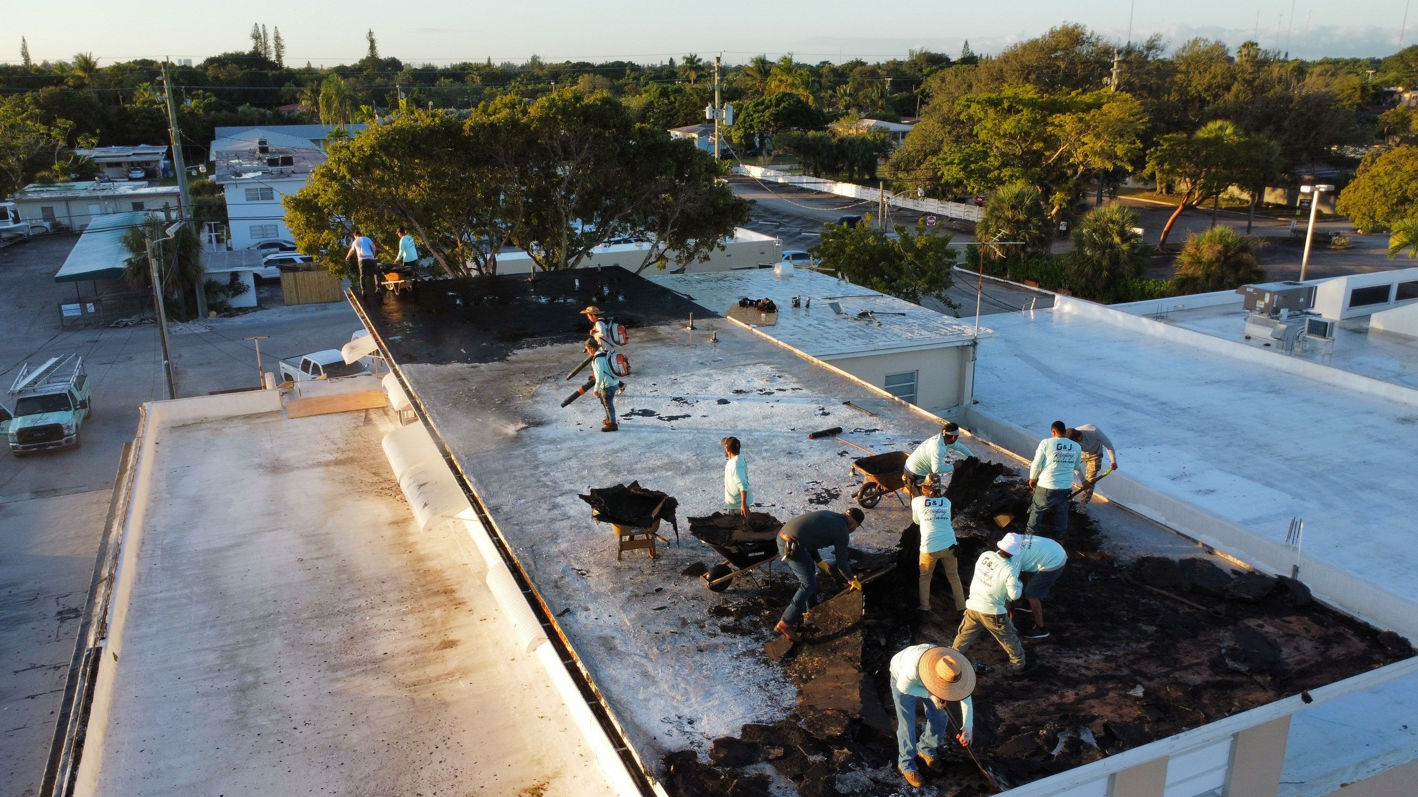 Hollywood Blvd., Hollywood, FL by G&J Roofing 