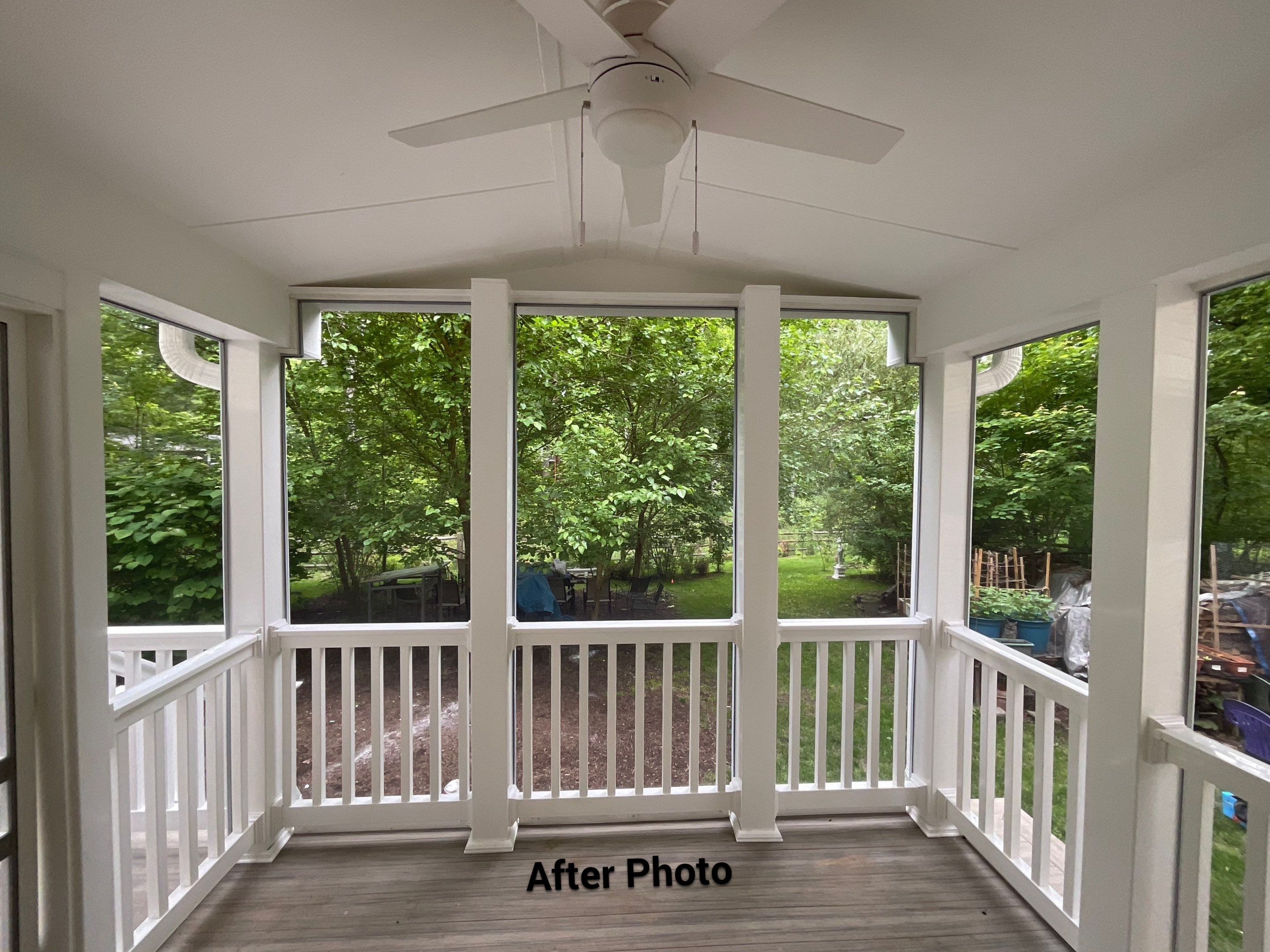New Screen in cover porch  by Alpha Design Services