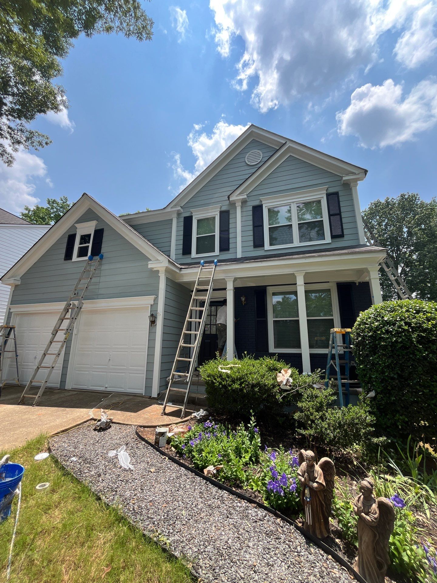 Siding Replacement, Exterior Painting, and Deck Build in Acworth, GA by Nelson Exteriors