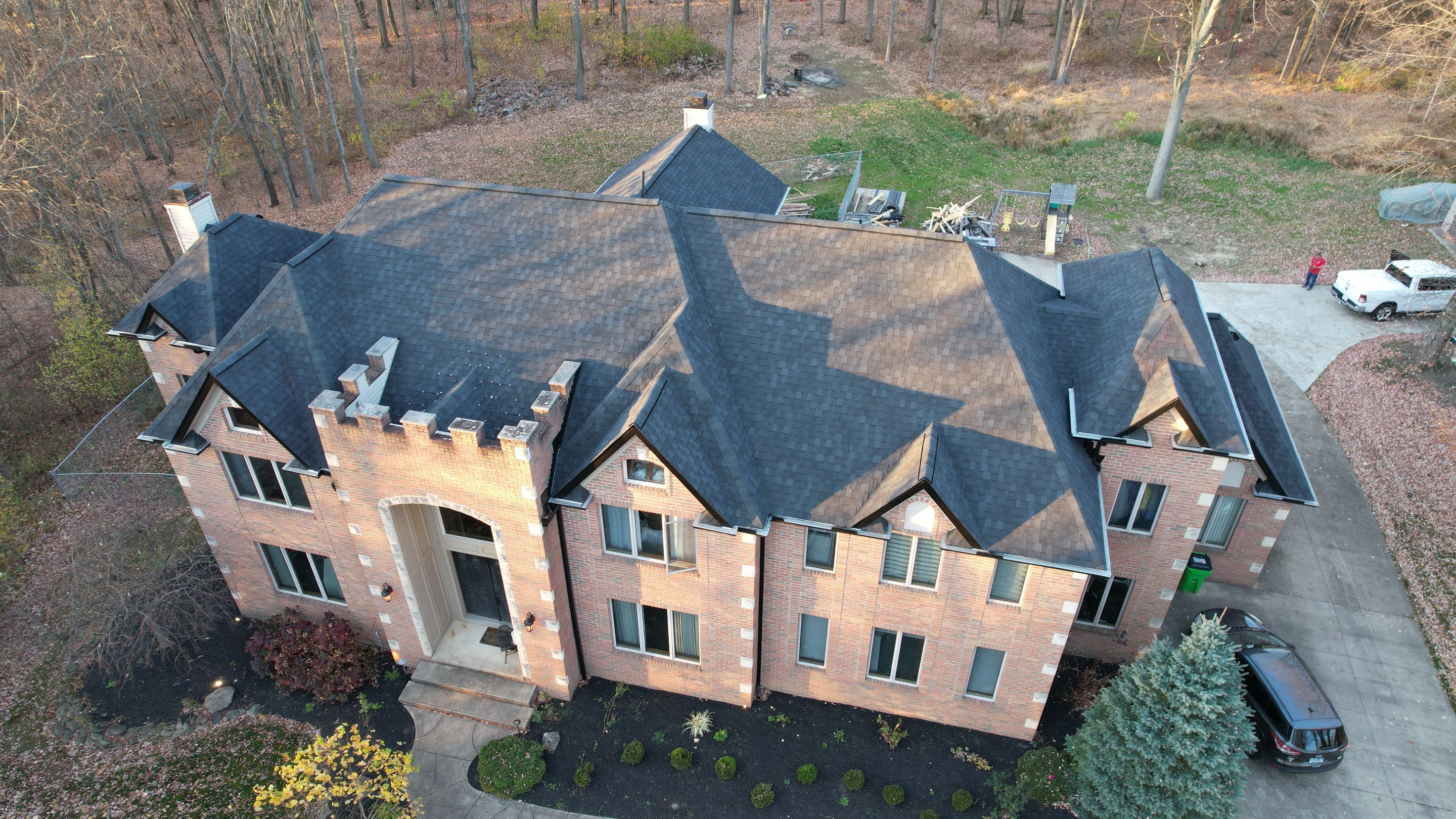 Atlas Pinnacle, Color, Black Shadow, Drip Edge, Color, Black by Eagle Eye Roofing