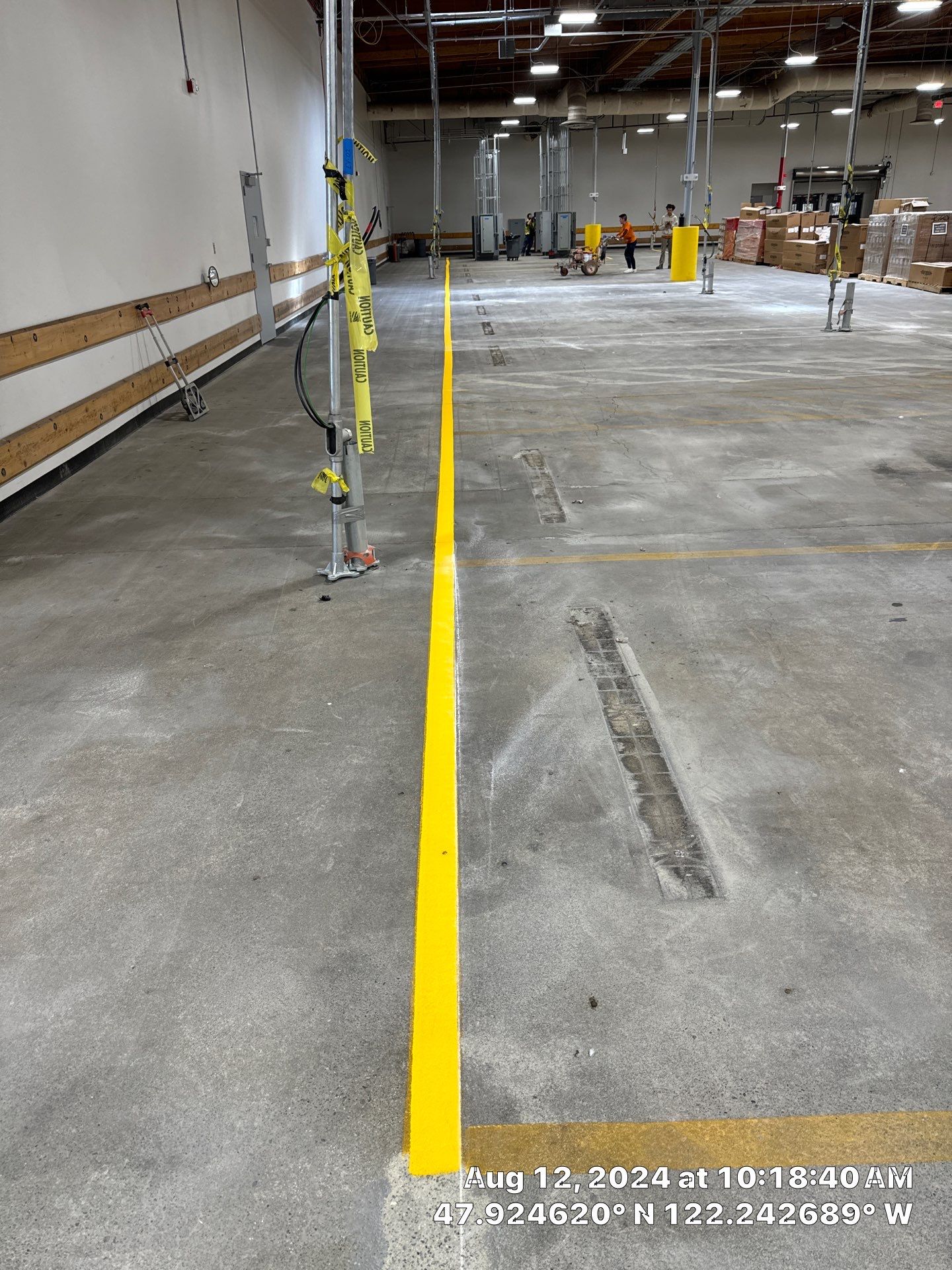USPS Asphalt Patch Repair, Indoor Parking Lot Sandblast, Outdoor Parking Lot Sealcoating & Indoor/Outdoor Parking Lot Striping  by Jireh Asphalt & Concrete Inc 