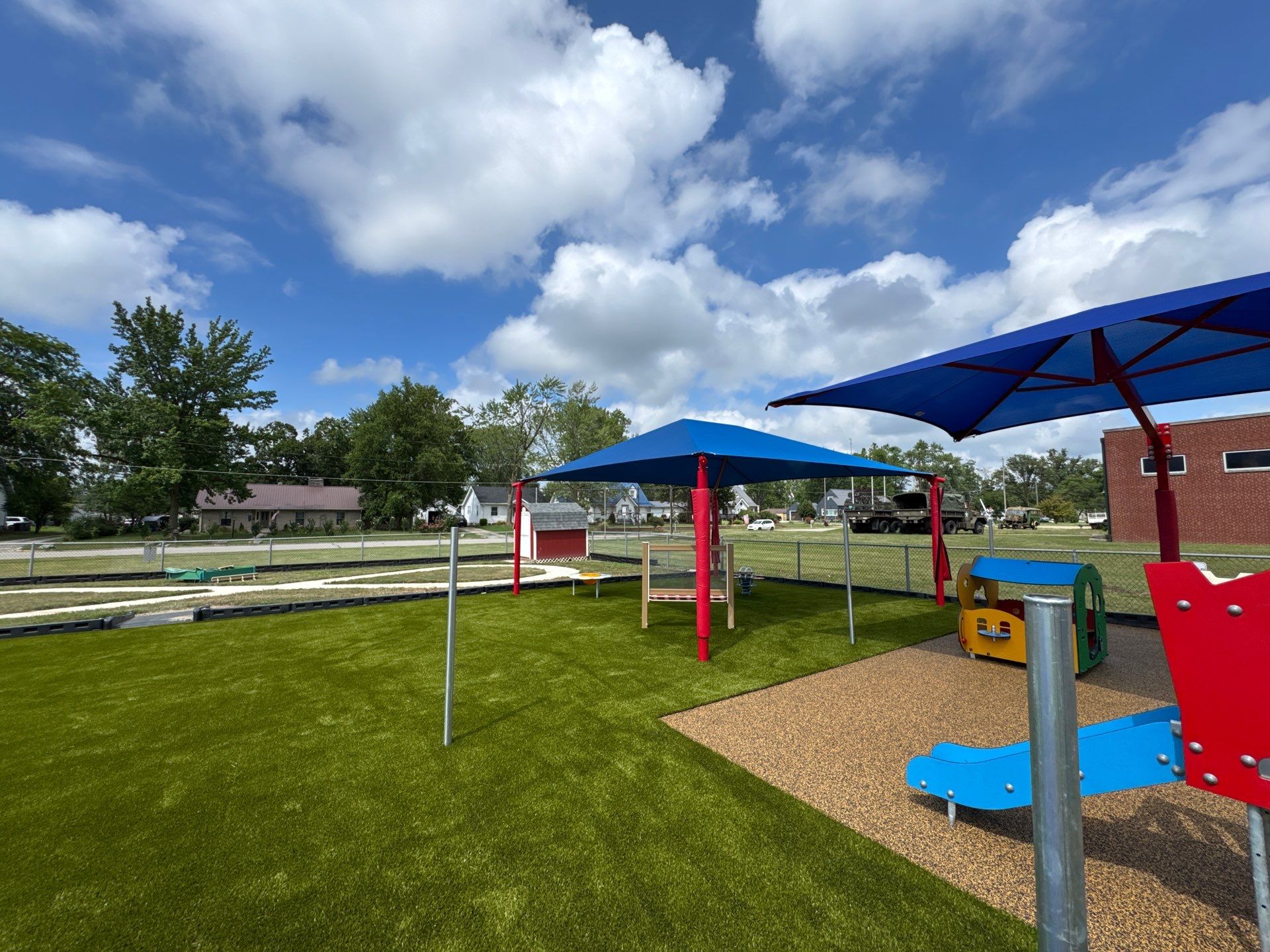 Playground Grass in Portland, IN by ForeverLawn NEIN/INDY