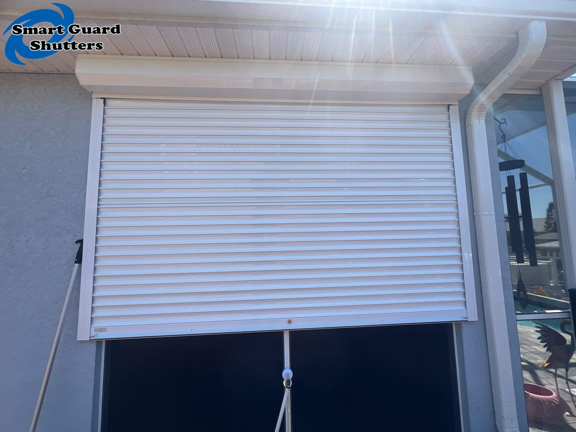 Rolling Shutter in White by Smart Guard Shutters