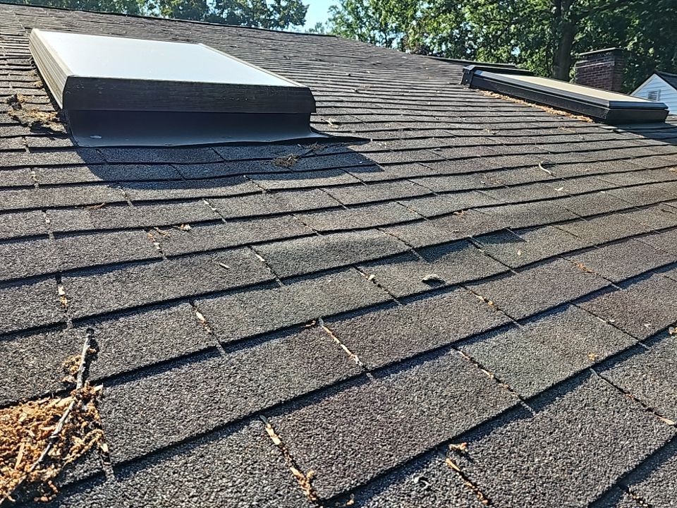 Atlas Pinnacle, Color: Weathered Wood, Drip Edge: Color: Royal Brown by Eagle Eye Roofing