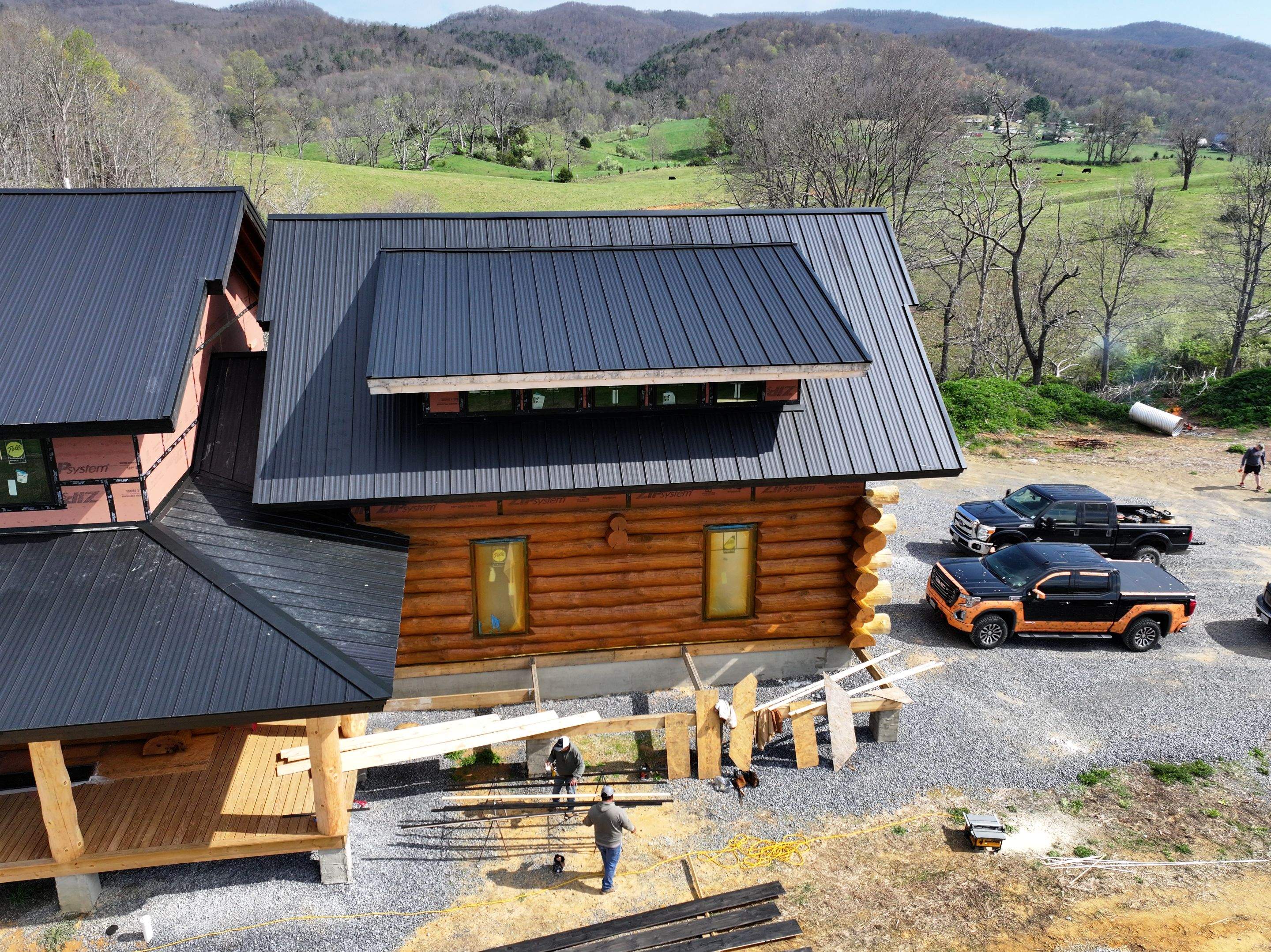 Black Frost Standing Seam by Omnia Roofing