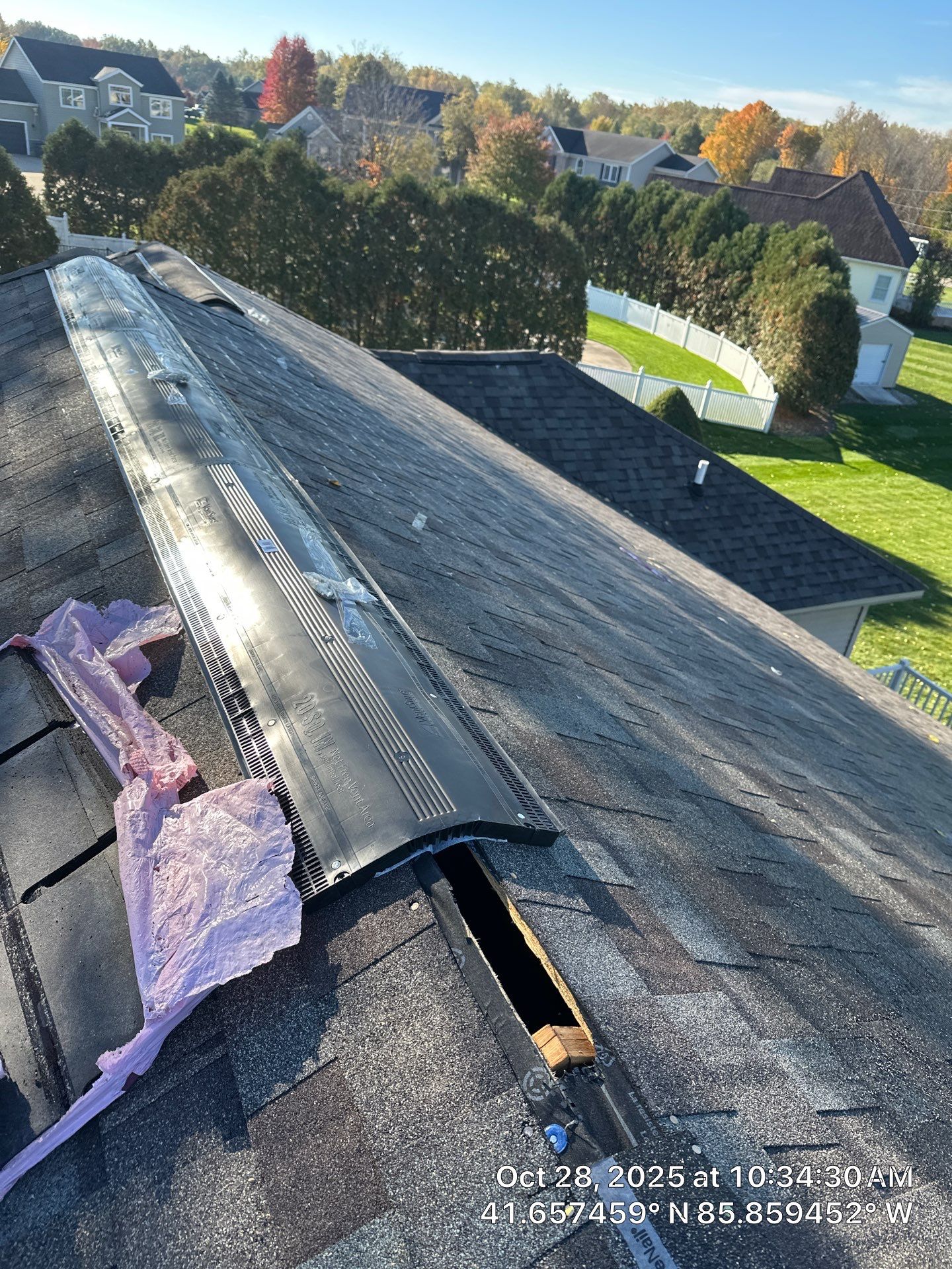 Project in goshen by Better Way Roofing LLC