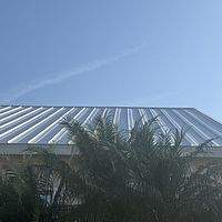 24ga 1.5" Mechanical Seam Regal White  by Total Roofing System The Metal Roof Experts