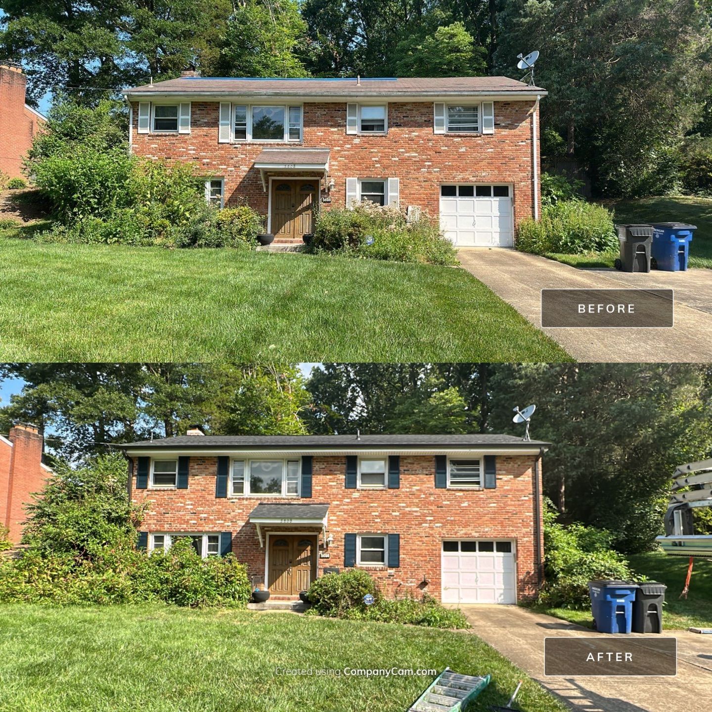 Springfield Tree Damage Restoration: CertainTeed Landmark Designer Shingles in Charcoal Black by RM Banning, Inc.