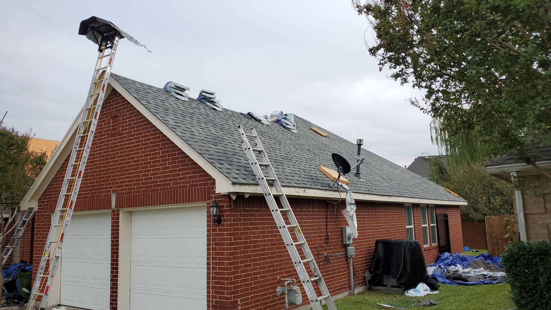 Residential Roofing Installation using ATLAS StormMaster Shake by Harvey Roofing & Construction