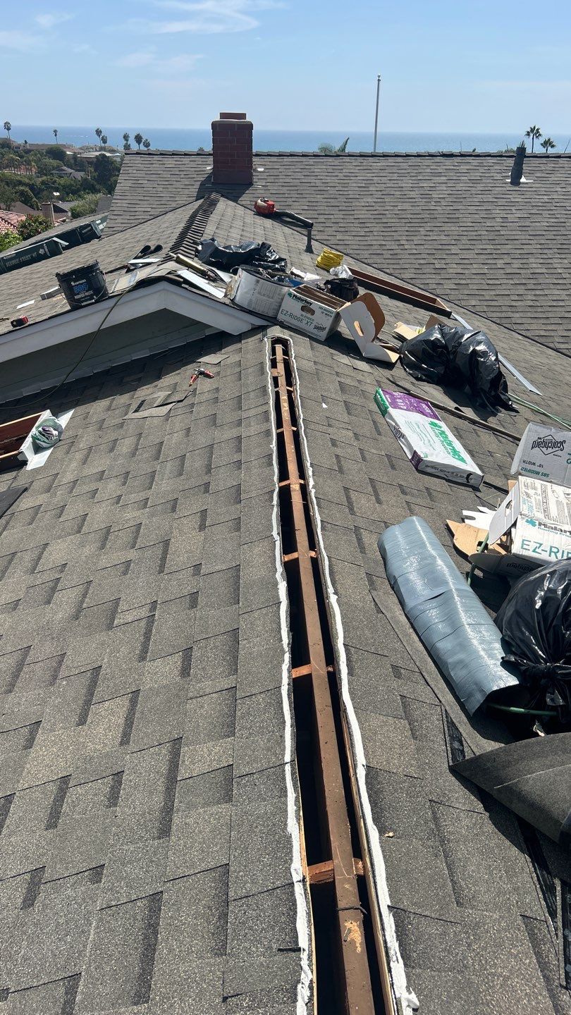 Full Roof Replacement and Eave Repair in San Clemente by Reliable Roofing San Diego Inc.