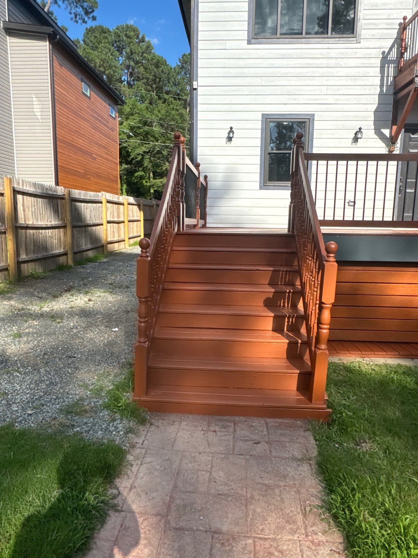 Interior Fresh Coat of paint & Deck stain by GonzalezPainters & Contractors Inc
