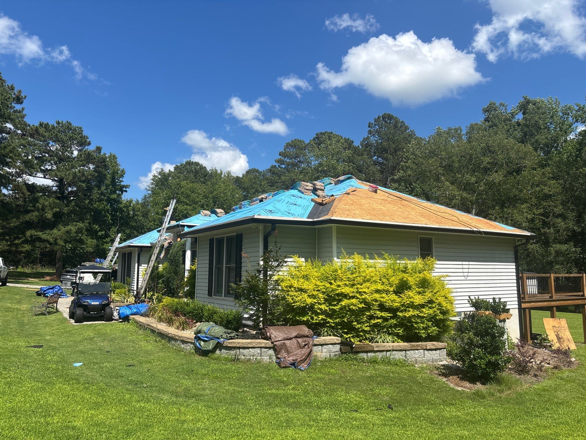 Asphalt Shingle Roof Replacement and Decking Repair in Edgefield by Roofers LLC