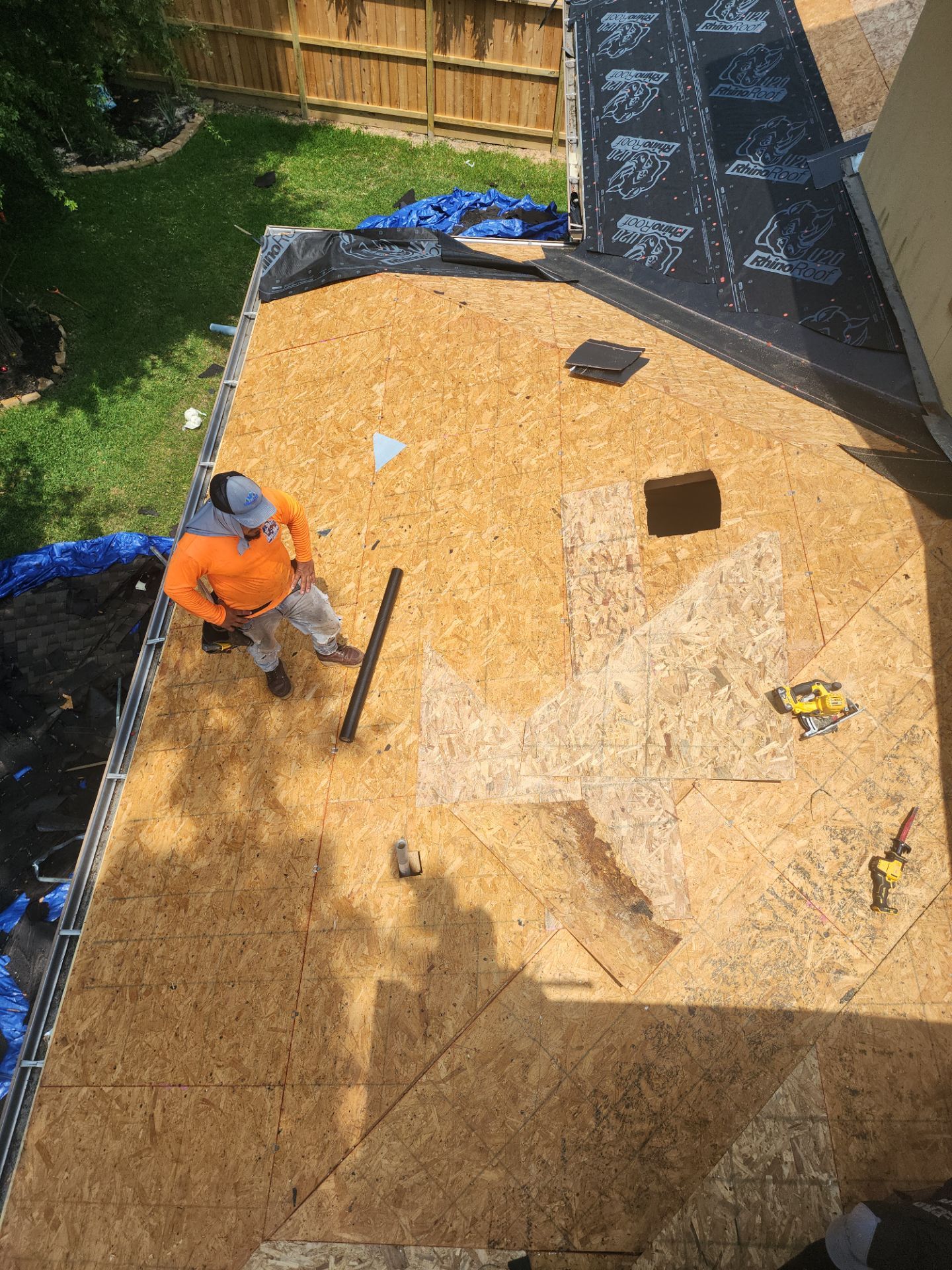 Residential Roofing Installation using Owen's Corning Duration (Lifetime) Shingles by Roof Repair Company