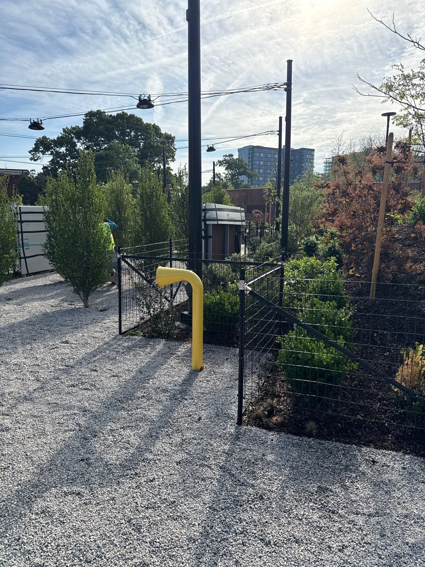 Playground using Mini Mesh by Mccall Commercial Fencing