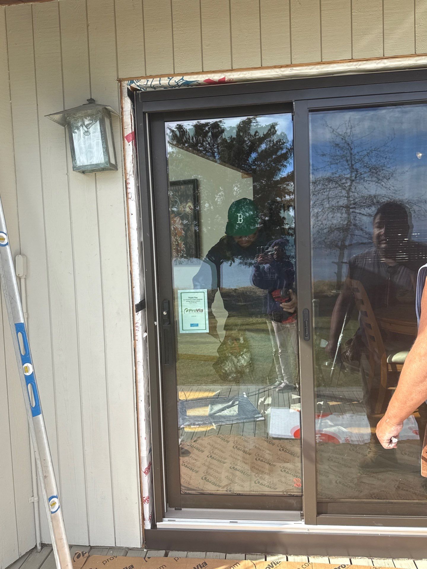Sliding glass door replacement by Window Depot of Annapolis