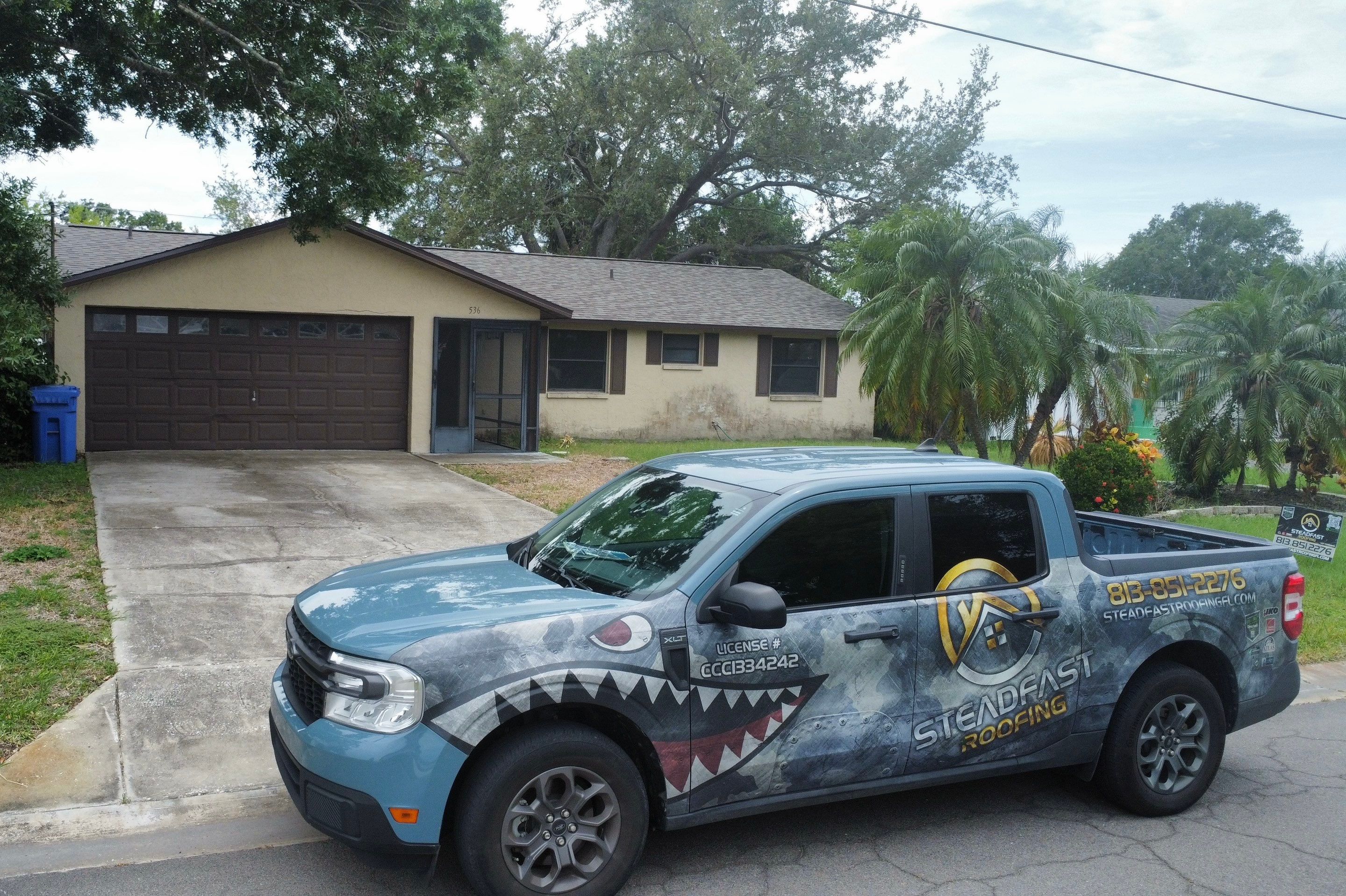 Roof Replacement in Apollo Beach, FL. by Steadfast Roofing