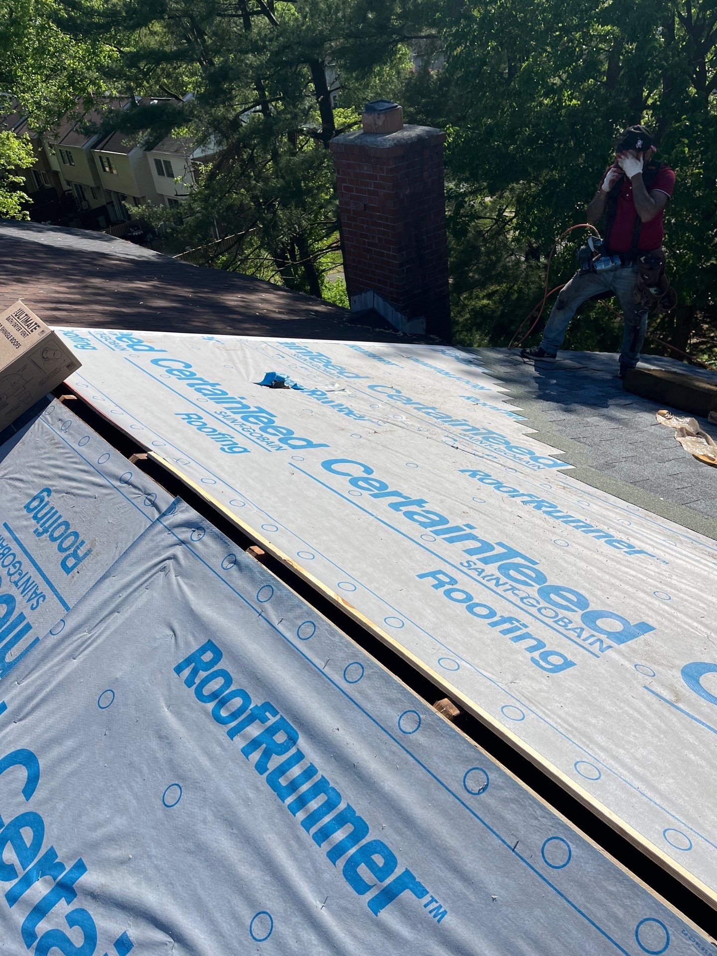 Oakton: CertainTeed Landmark Pro Designer Shingles in Max Def Pewter by RM Banning, Inc.