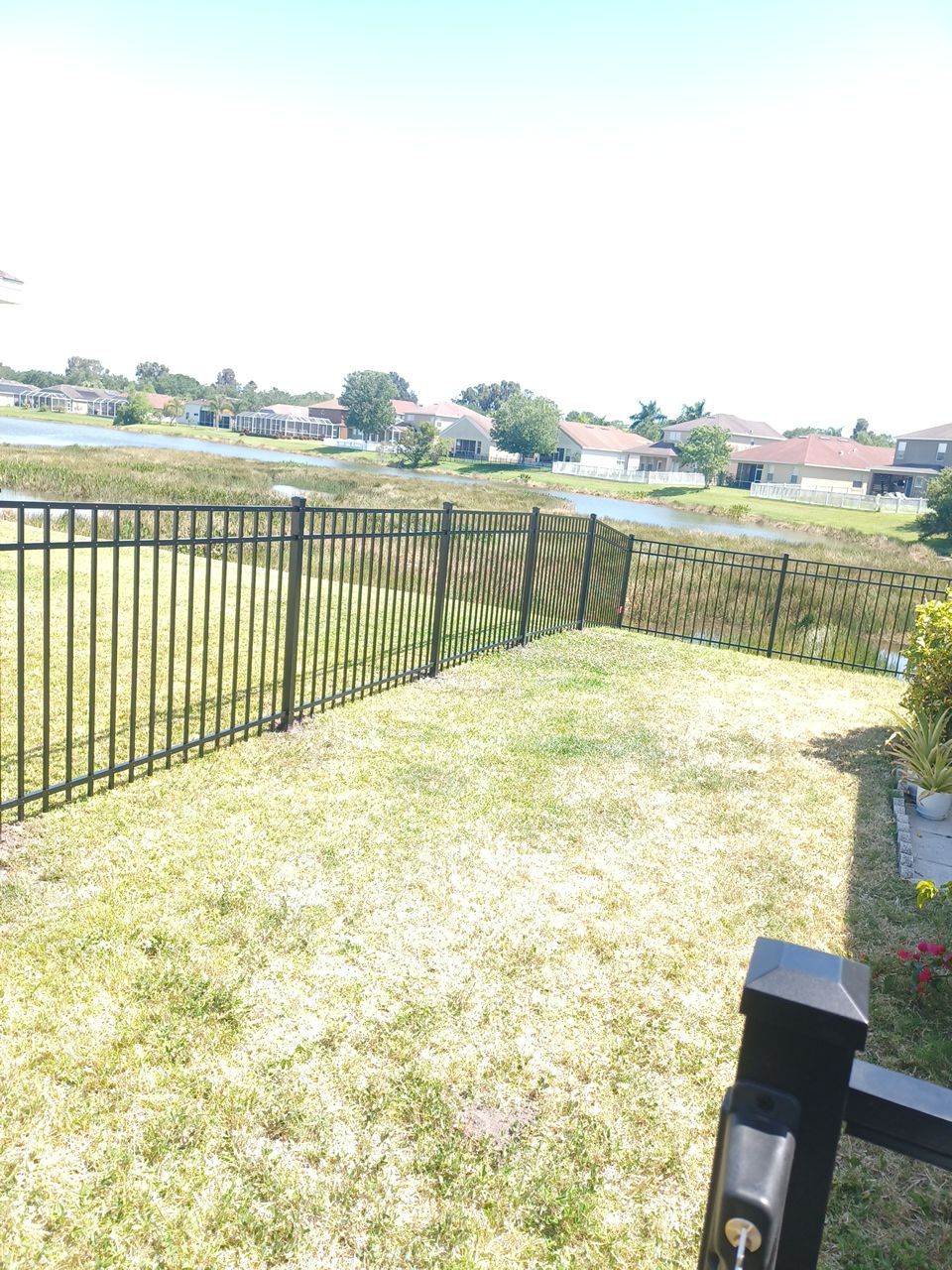 Palmetto, FL 4ft. Tall 3-Rail Black Aluminum by Asap fence and gates, LLC