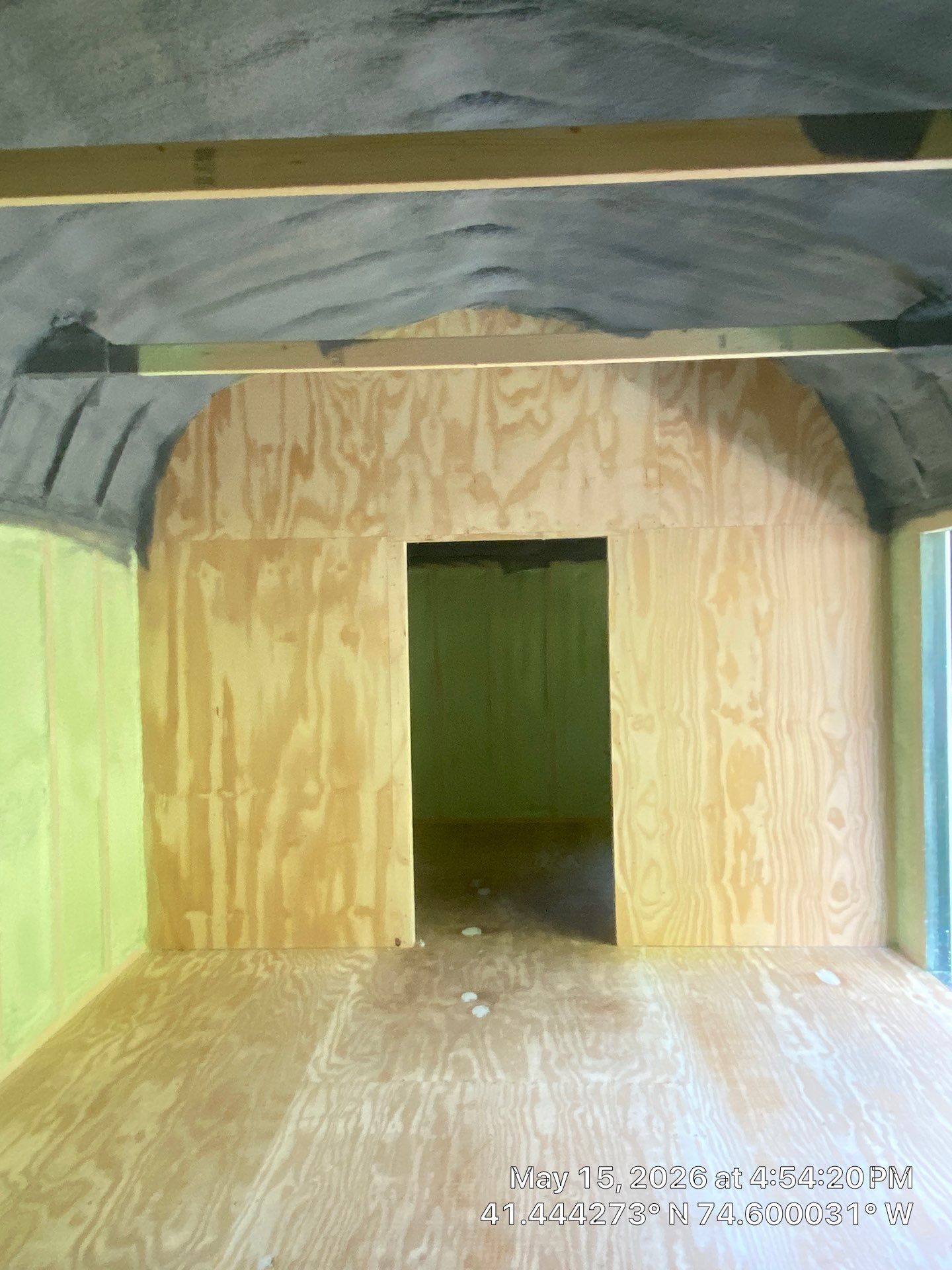 Shed Insulation using Closed Cell Spray Foam by NYS Foam & Energy