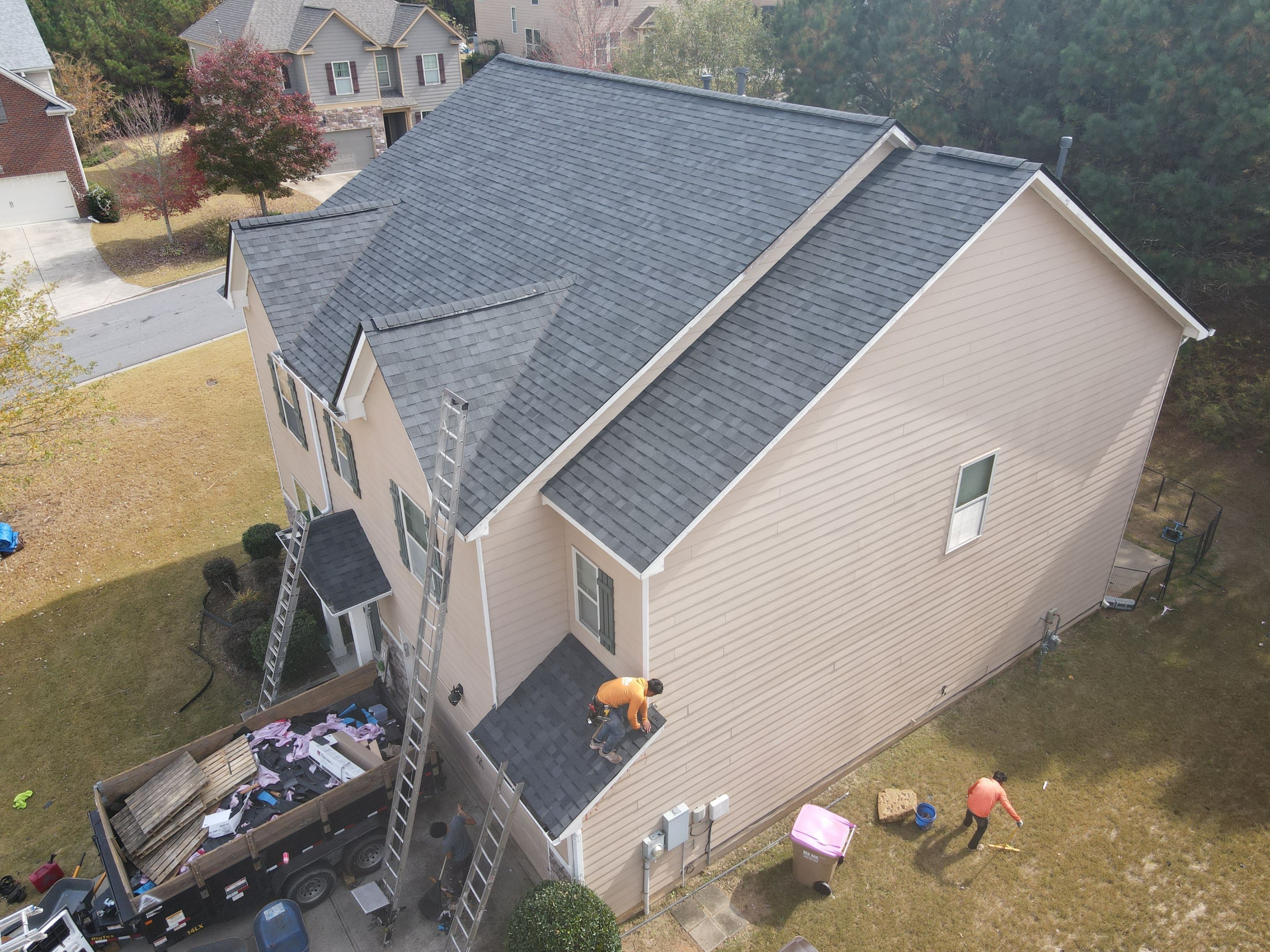 Residential Roofing Installation using Owens Corning by Inspector Roofing and Restoration