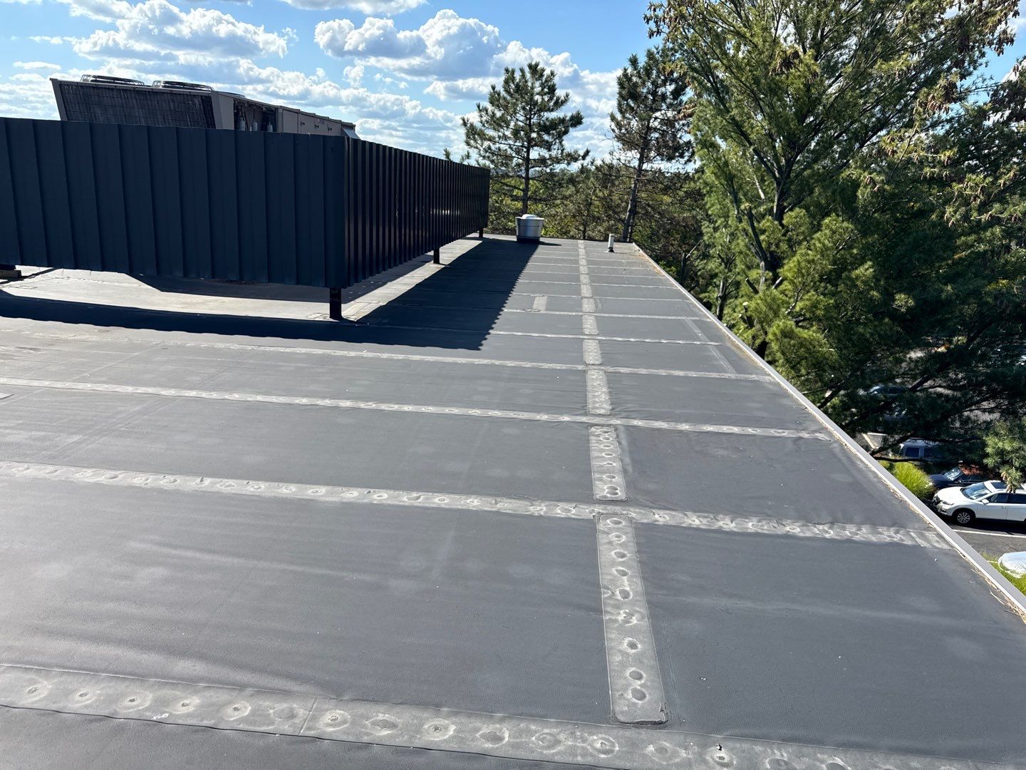 Commercial Roof Replacement – TPO Rhinobond System Installed at TD Bank by All Site Roofing