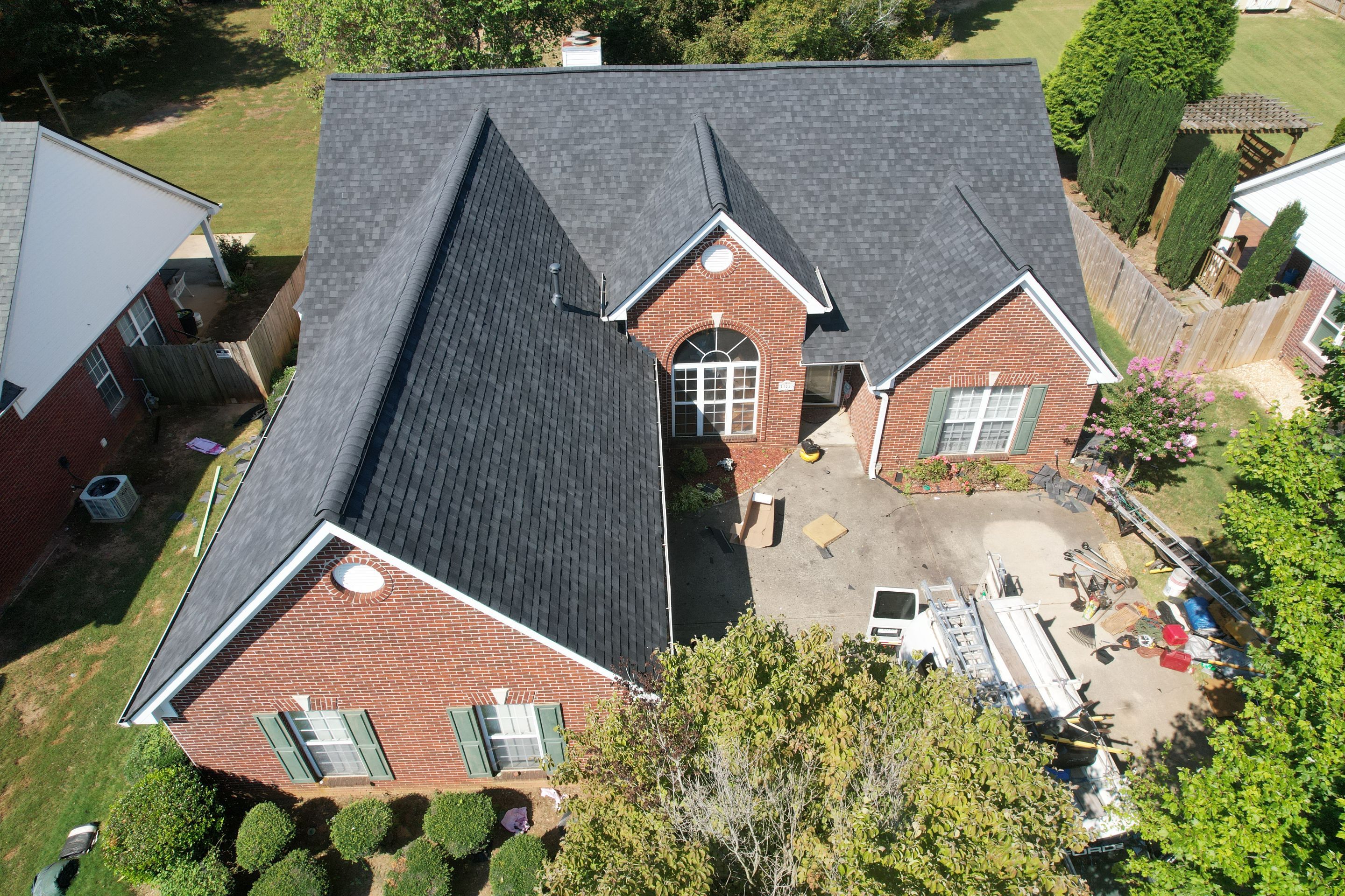 Residential Roof Replacement using Owens Corning Onyx Black by Inspector Roofing and Restoration