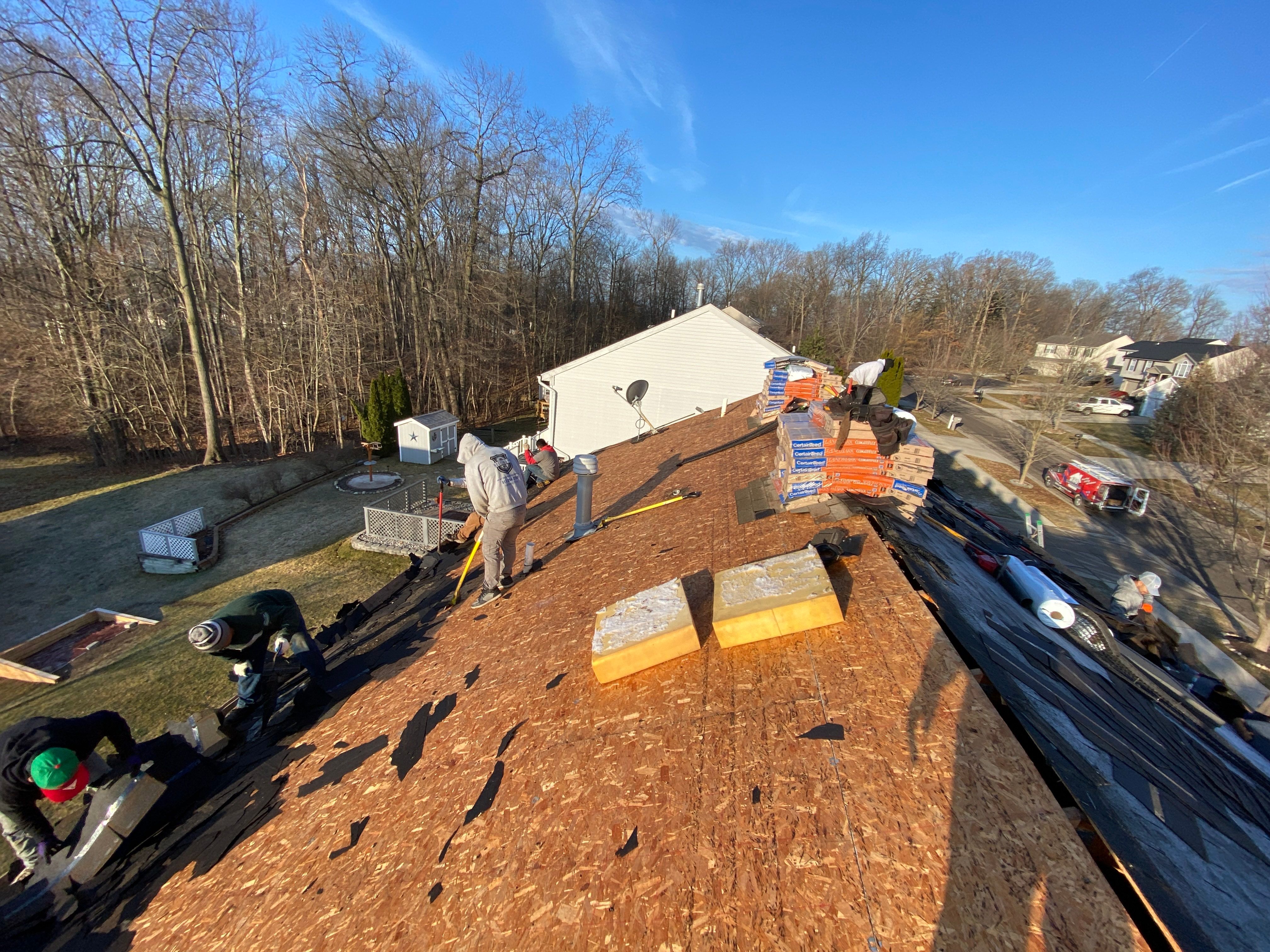 Roof Replacement using Certainteed Landmark Climate-Flex by 180 Contractors