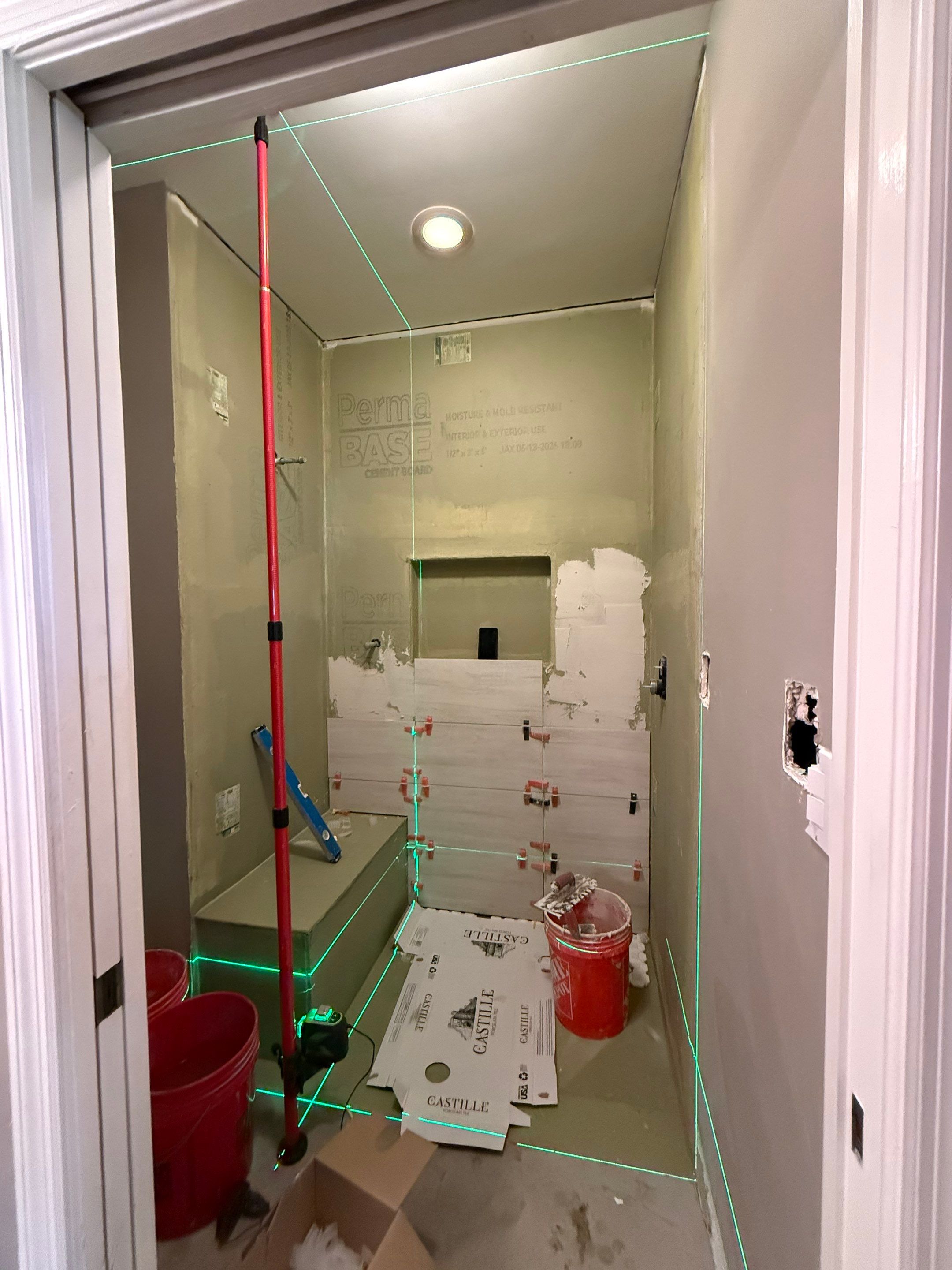 Walk-In Shower - Delray Beach by Hevi Tile