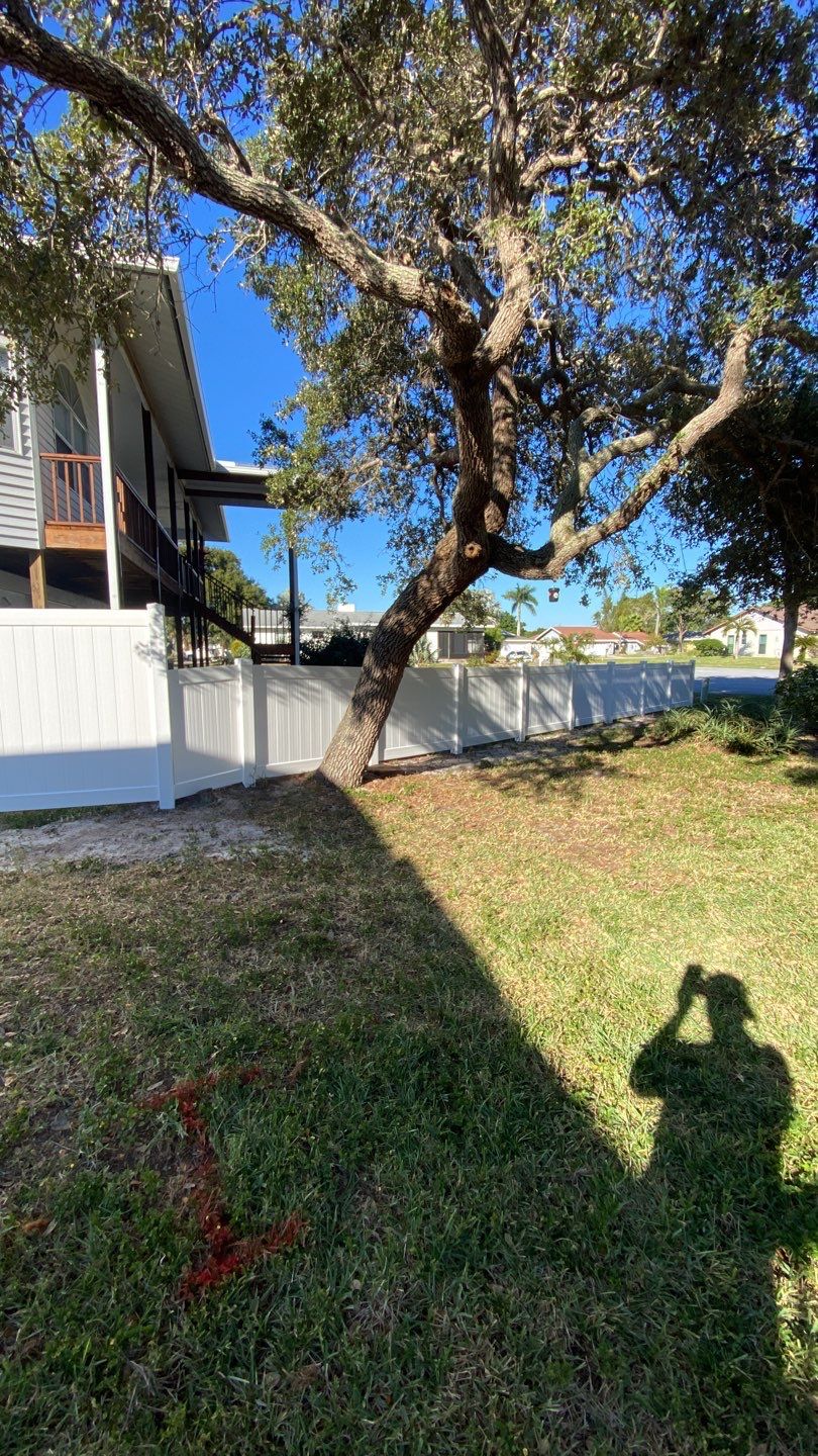 Bradenton, FL 6ft. Tall White Vinyl Privacy Fence by Asap fence and gates, LLC