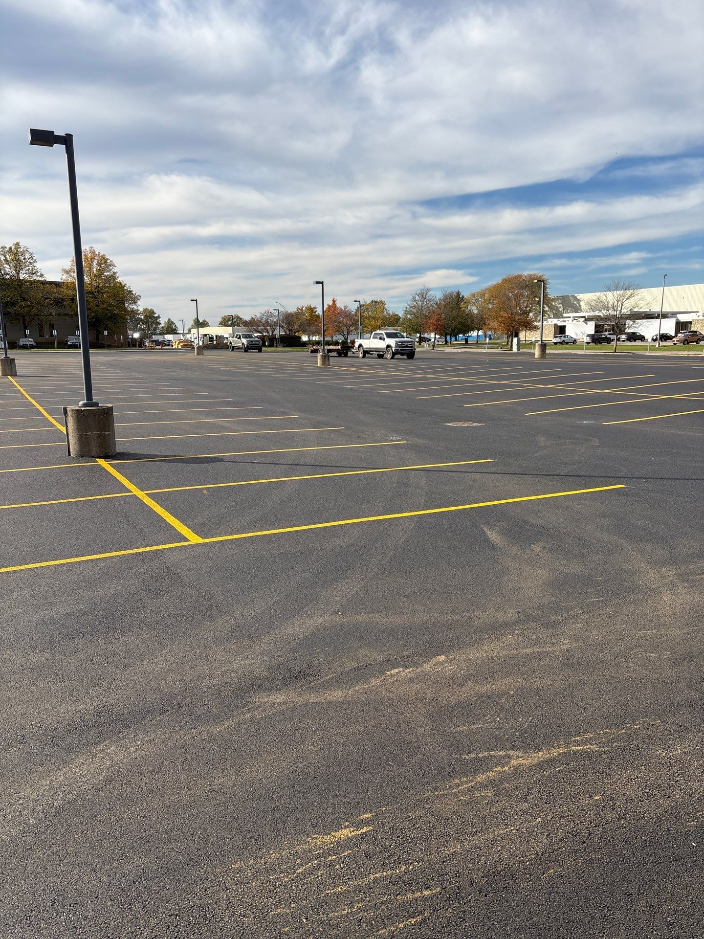 Employee Parking Lot by Concrete One Construction