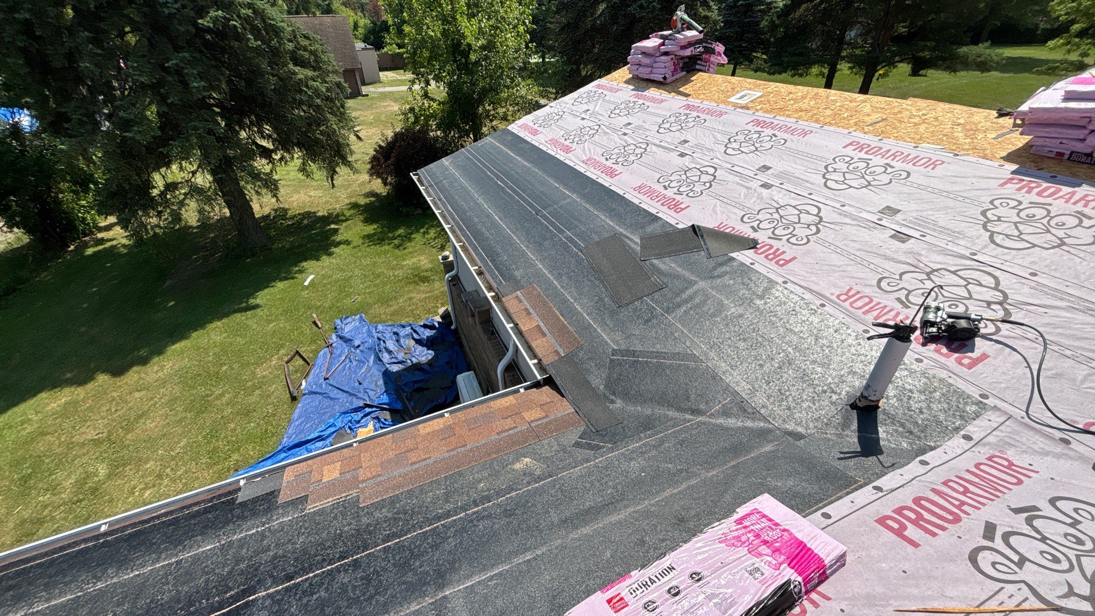 Roof Replacement using Owens Corning Tru Definitions by 180 Contractors