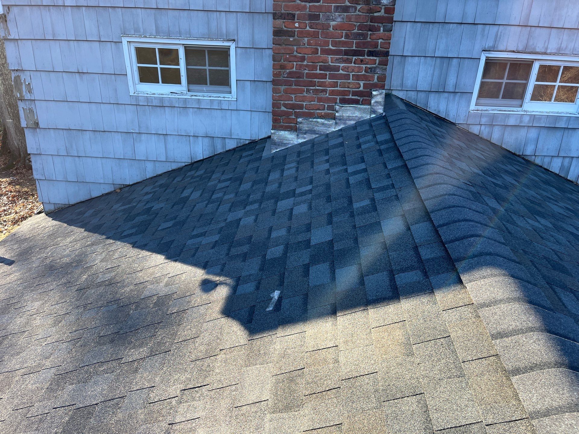 Residential Roofing Installation using Owens Corning TruDefinition Duration AR - Williamsburg Gray by A Plus Exterior