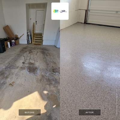 Garage Floor Coating using Penntek