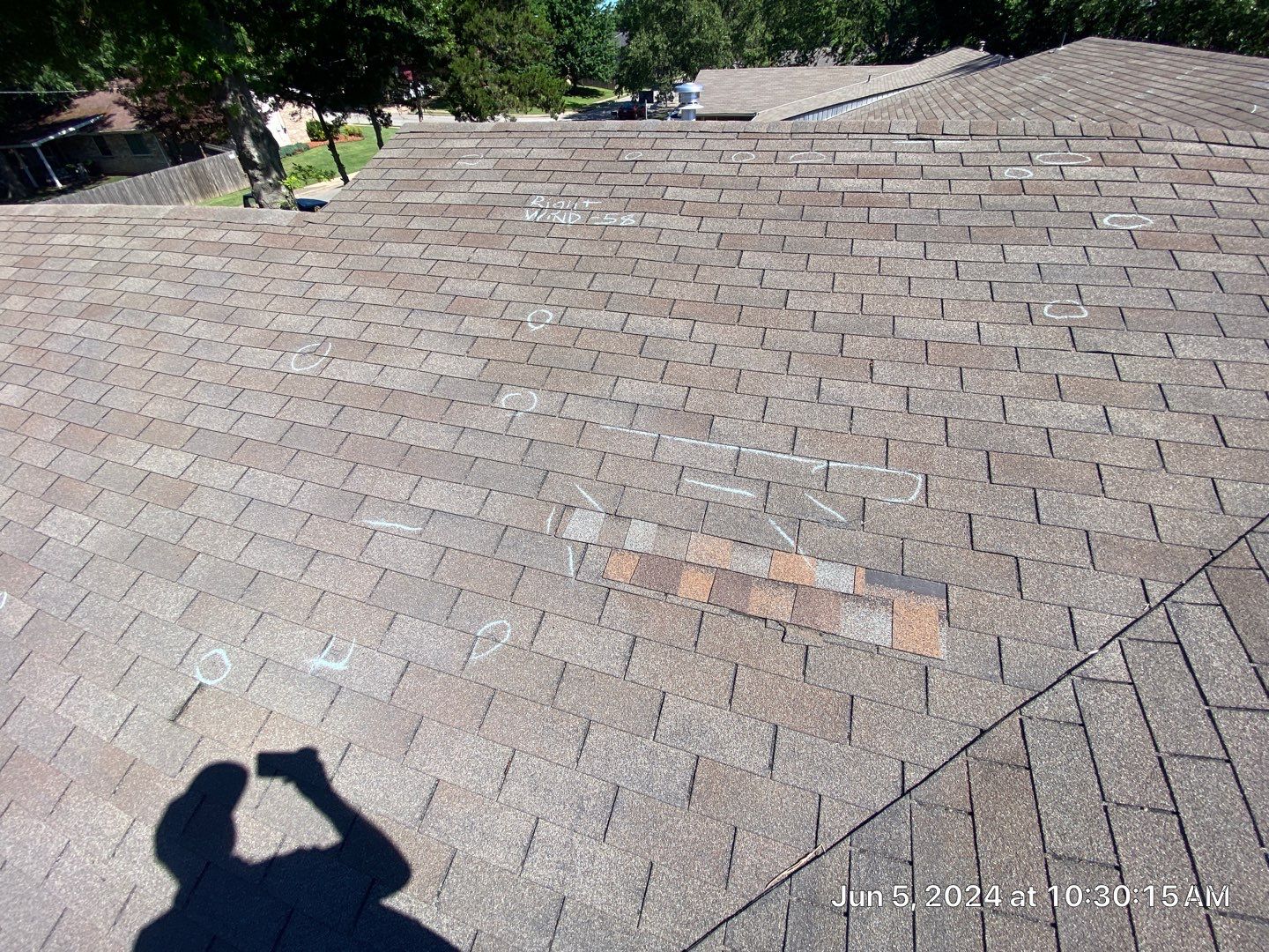 Roof inspection in Bartlesville by Decor Roofing & Restoration