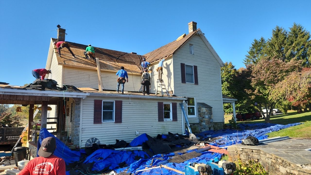 Complete Exterior Home Make Over in Maryland by Elvis General Construction LLC