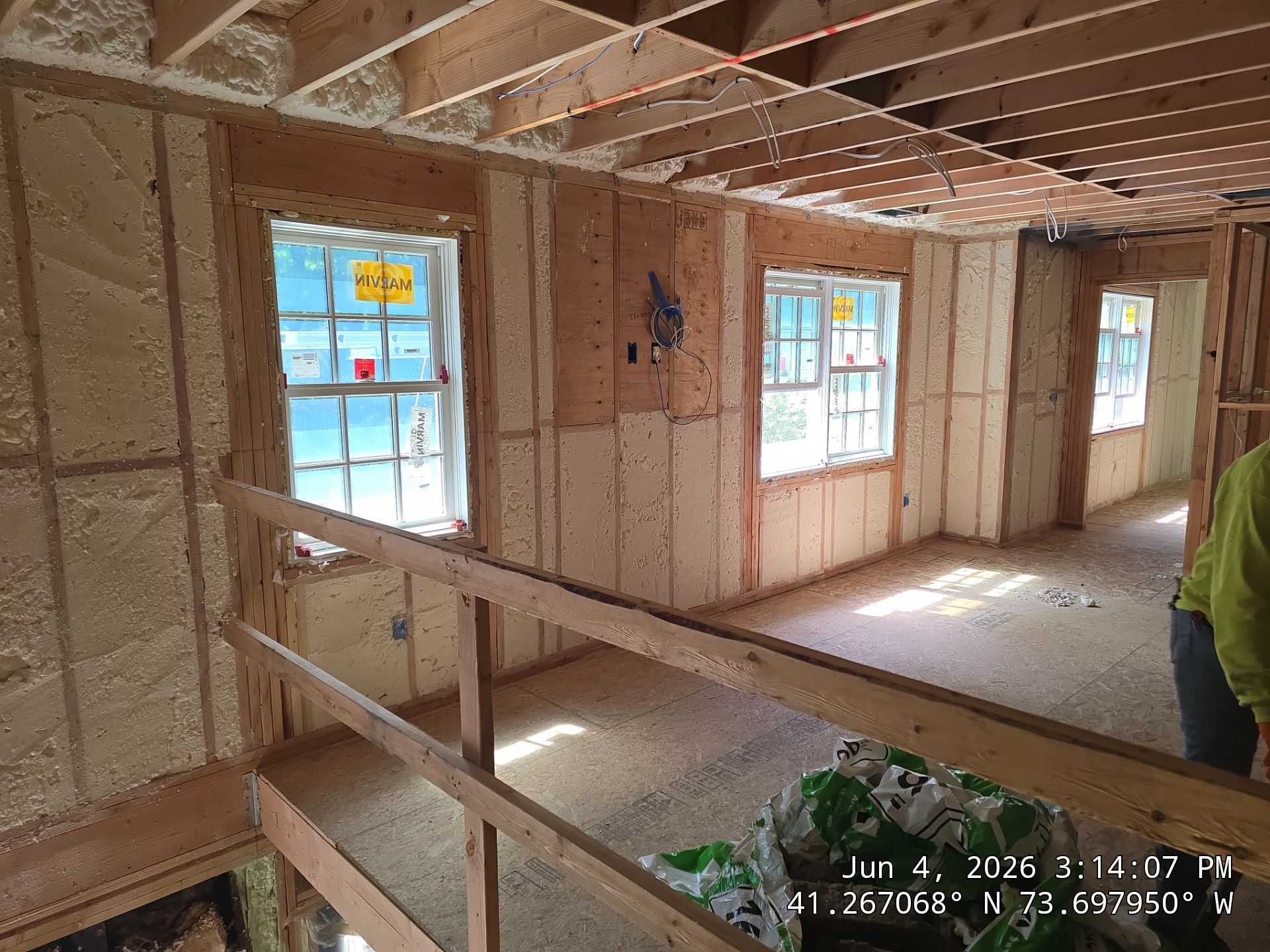 Attic, Walls and Rim Joist Insulated with Spray Foam by NYS Foam & Energy