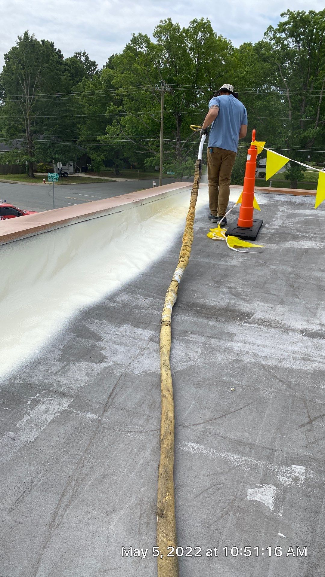 Spray Foam Roof  by Just In Time Roofing and Restoration